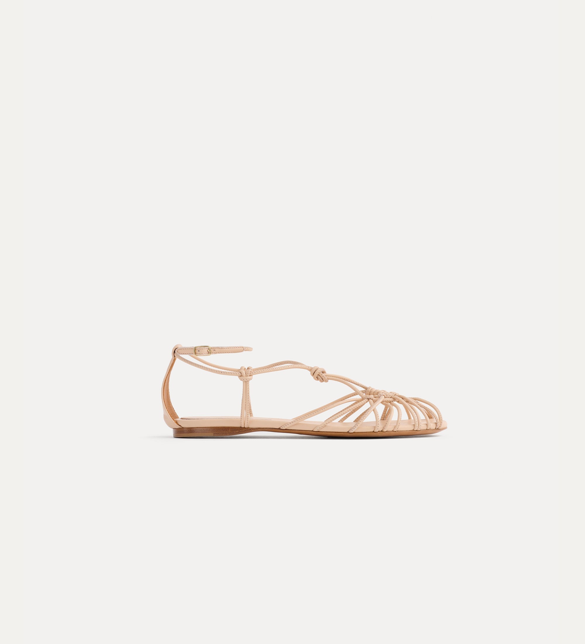 flat nappa leather sandals alba