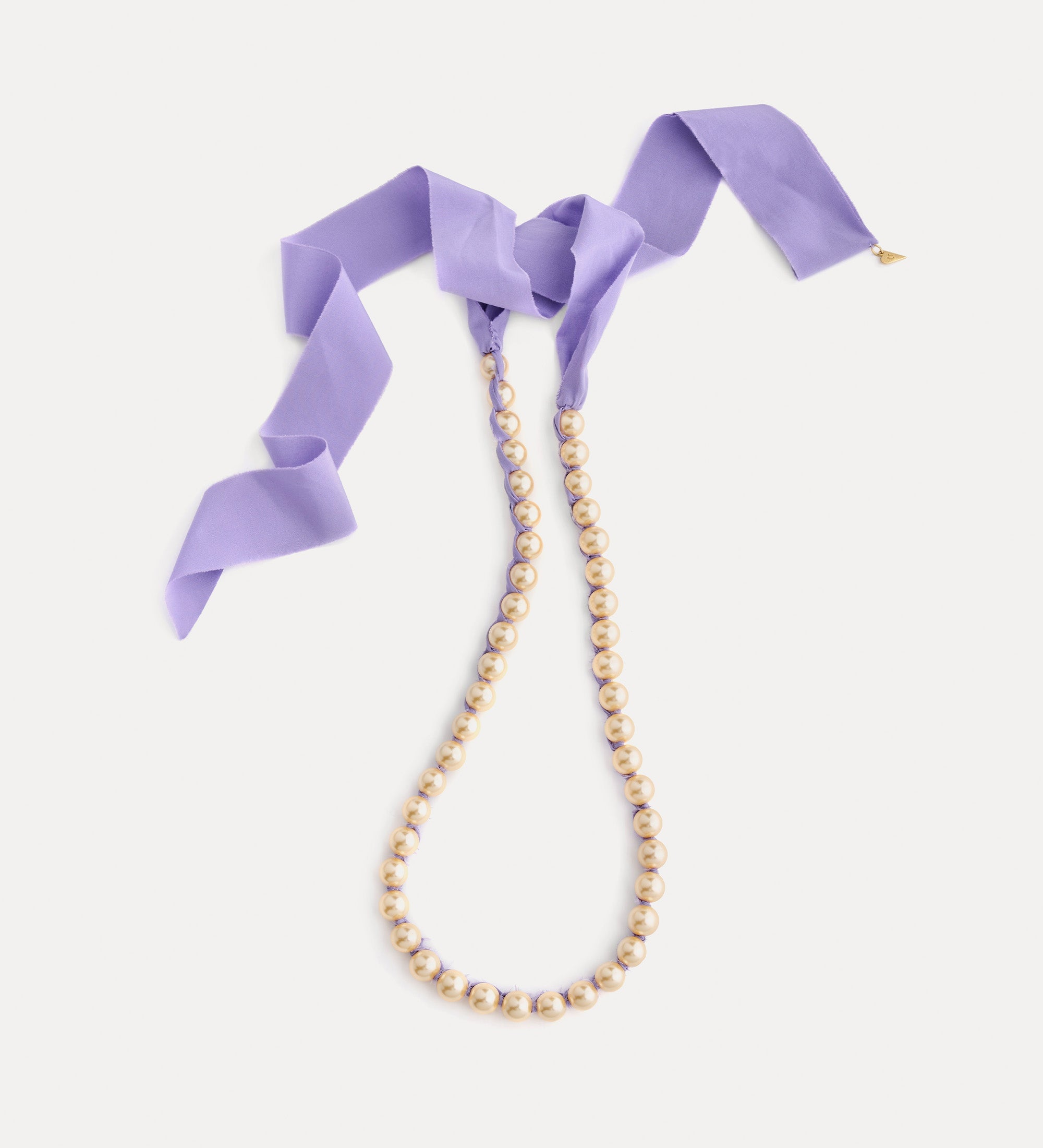 collana lunga perle in vetro iris