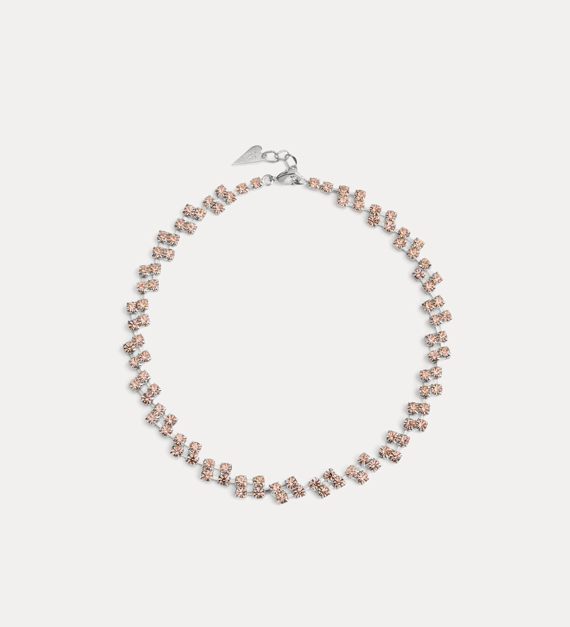 girocollo cristalli peach