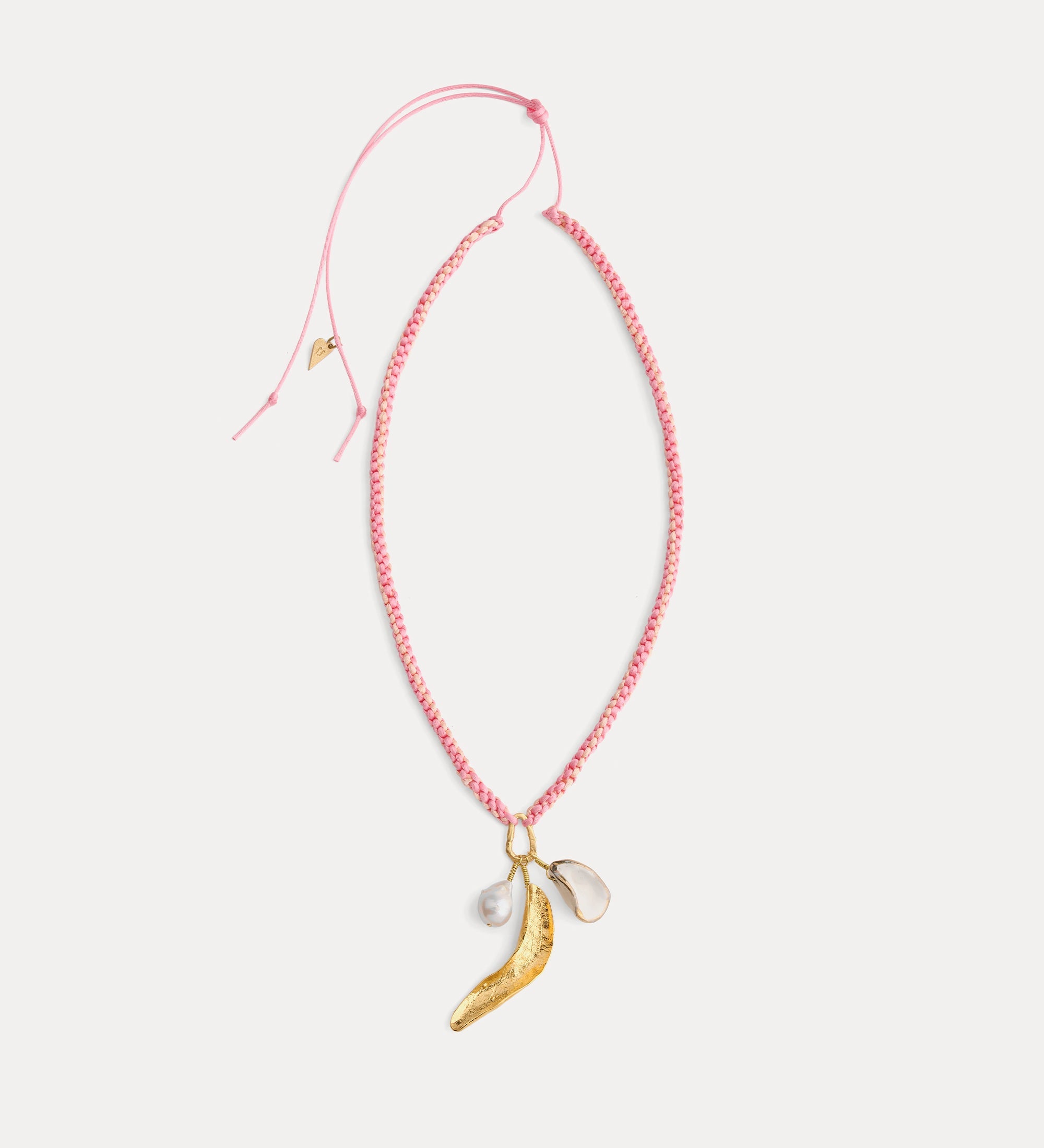 crochet choker pink