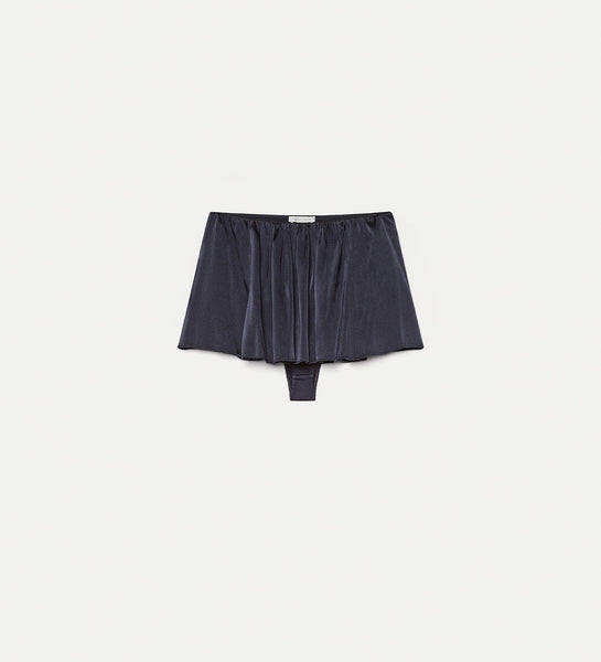 stretch satin culottes notte | forte_forte