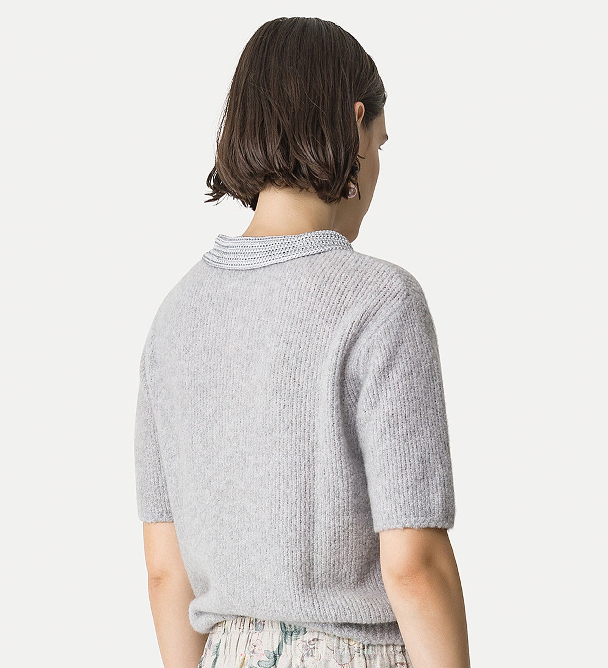cashmere polo shirt green