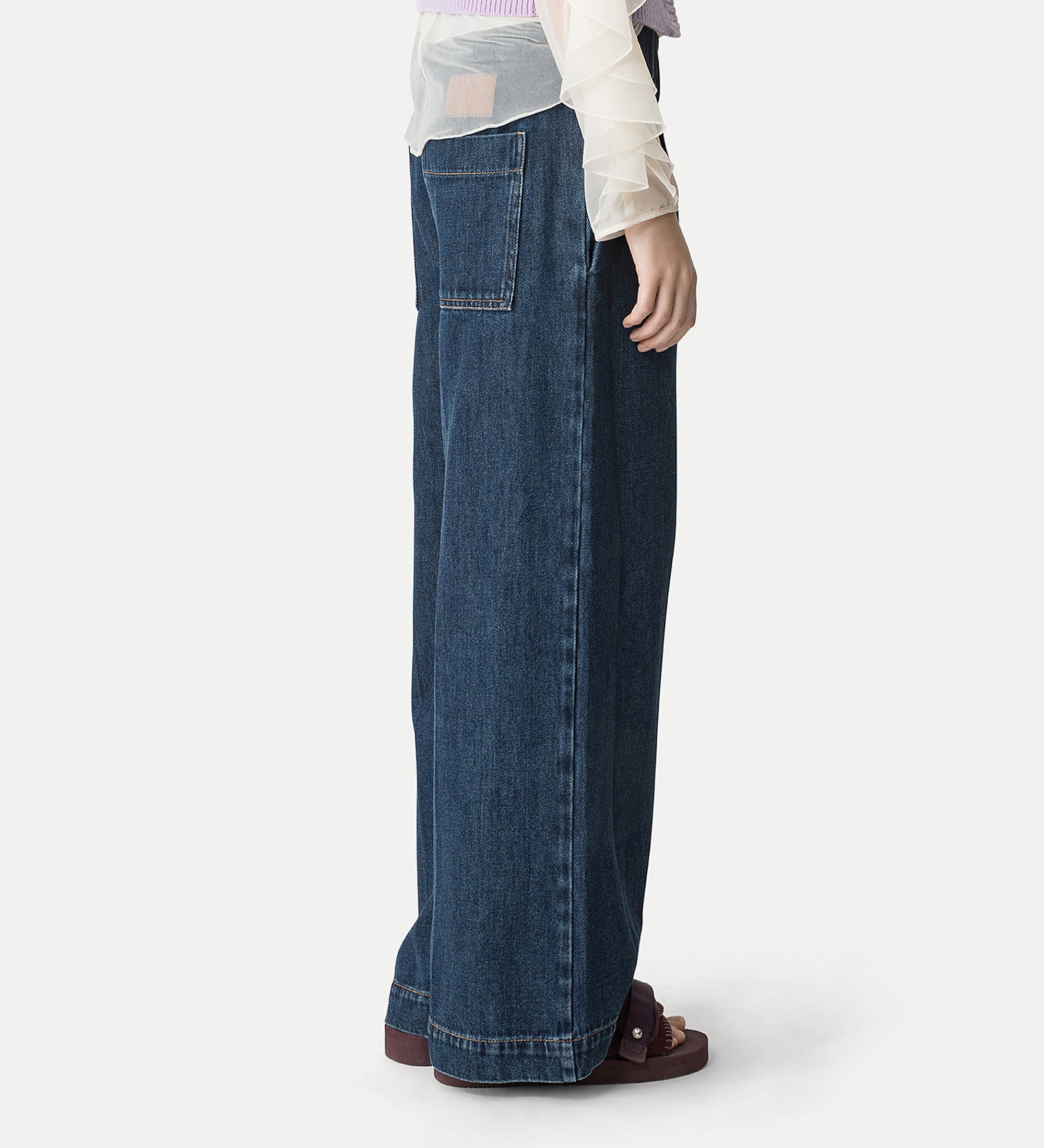 denim trousers blue