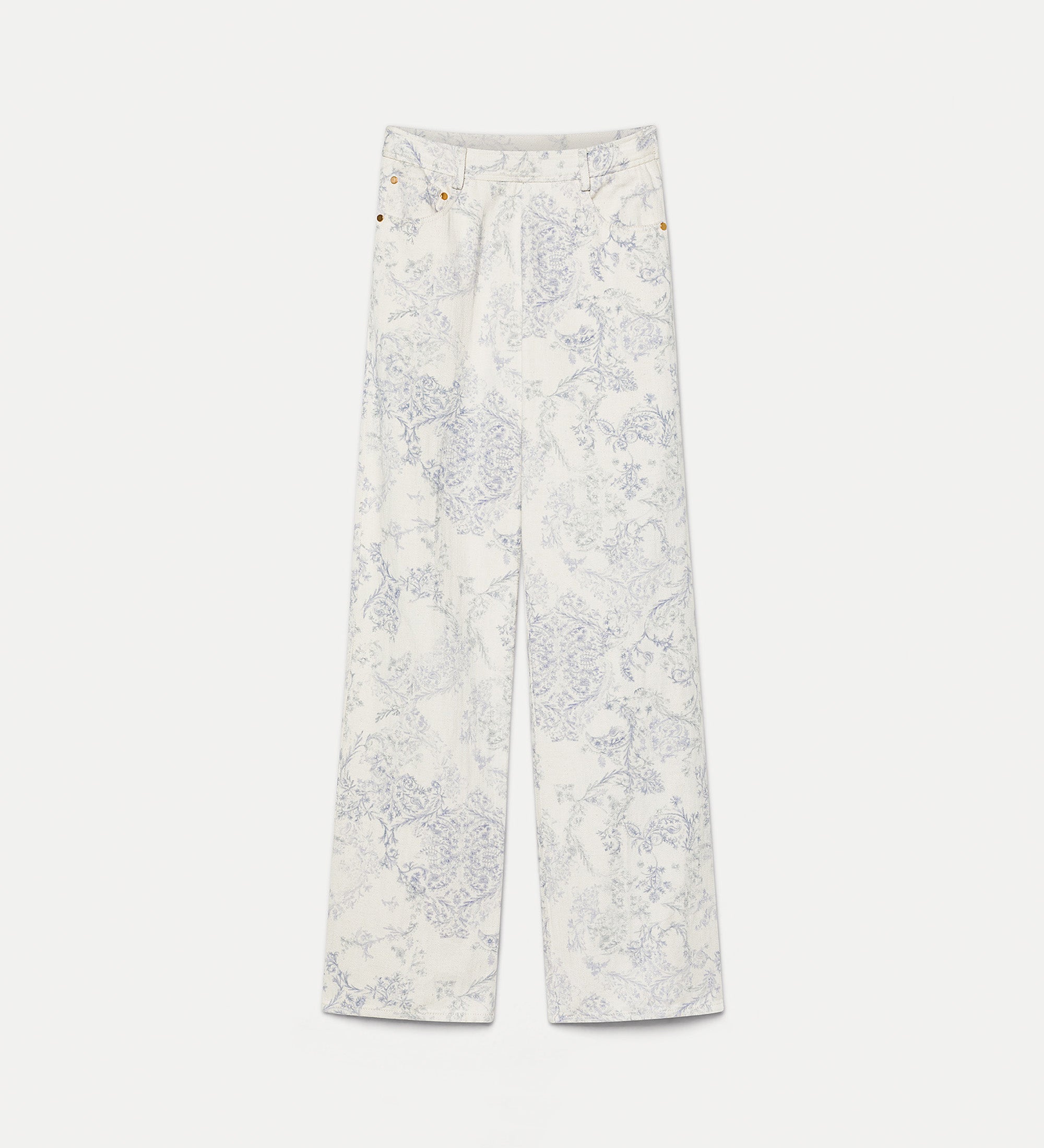 5—pocket trousers “nontiscordardime” light blue