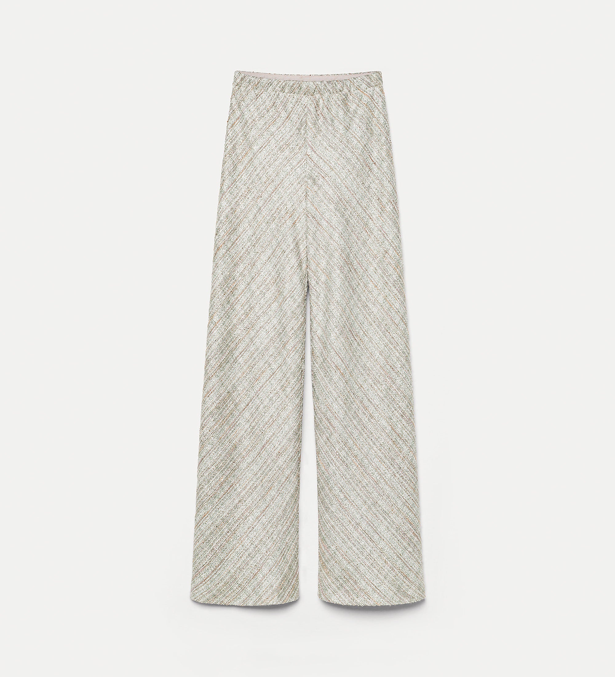 lurex trousers silver