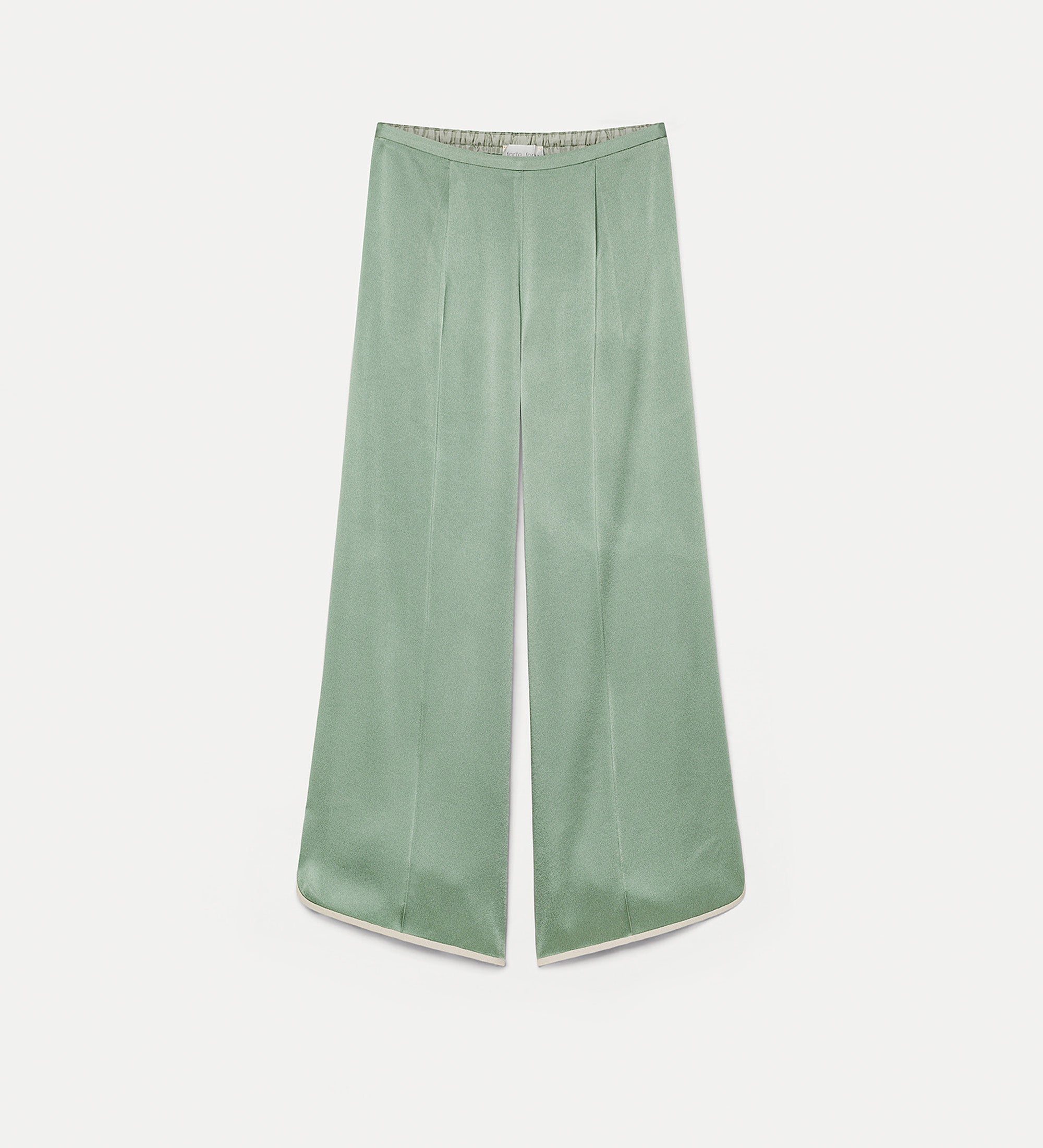 pantalon en envers satin écru