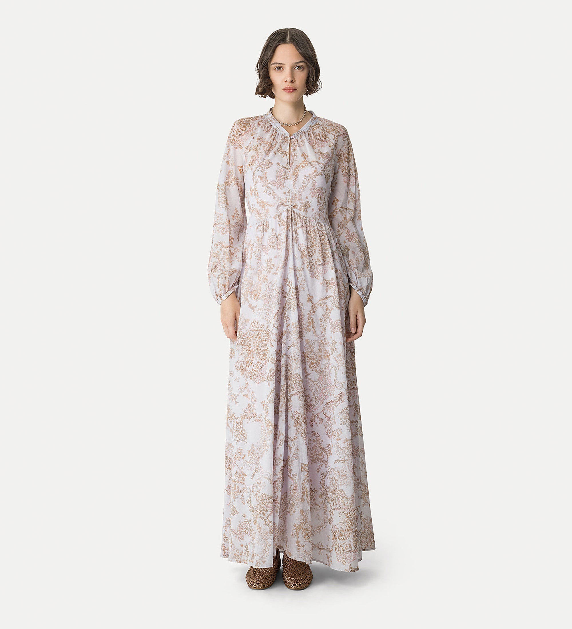 voile dress “nontiscordardime” pink