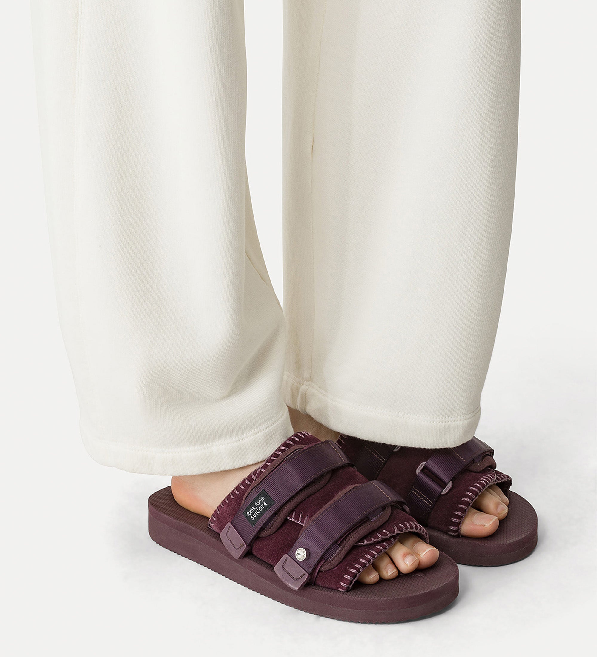 suicoke per forte_forte sandalo fasce incrociate Grape