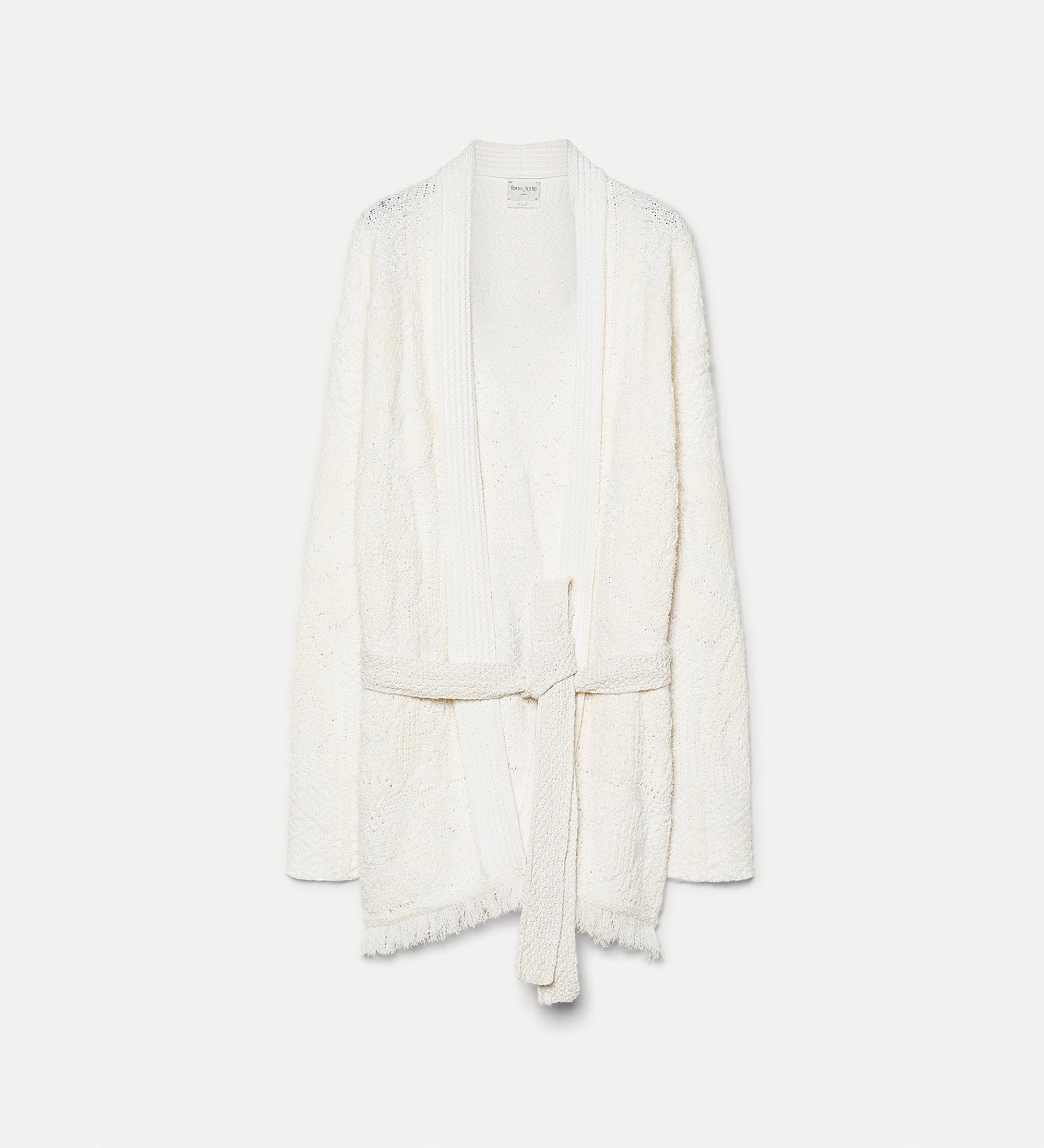 cardigan jaquard "iris velet" beurre