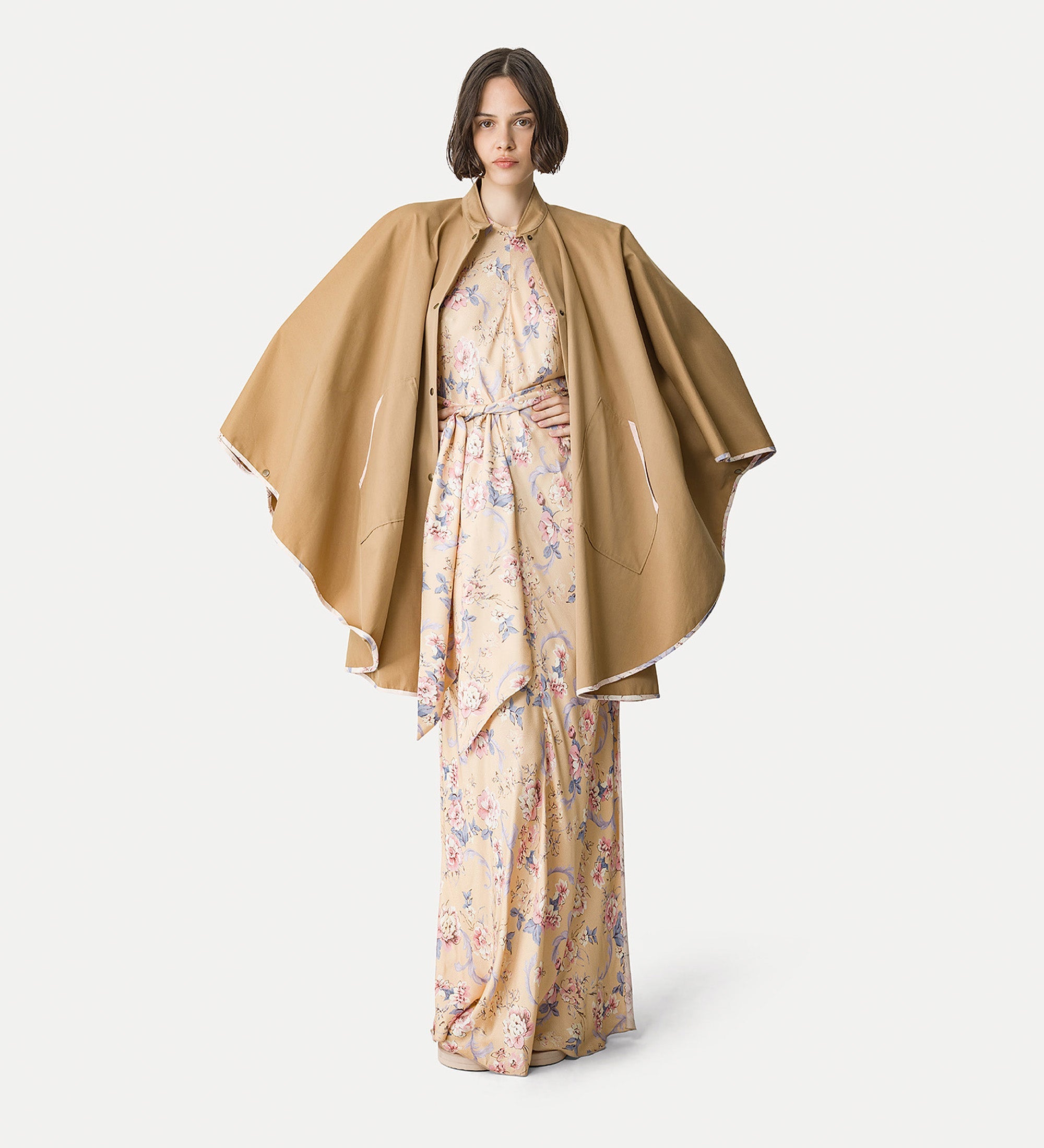 jacquard dress “peonia my love” pink