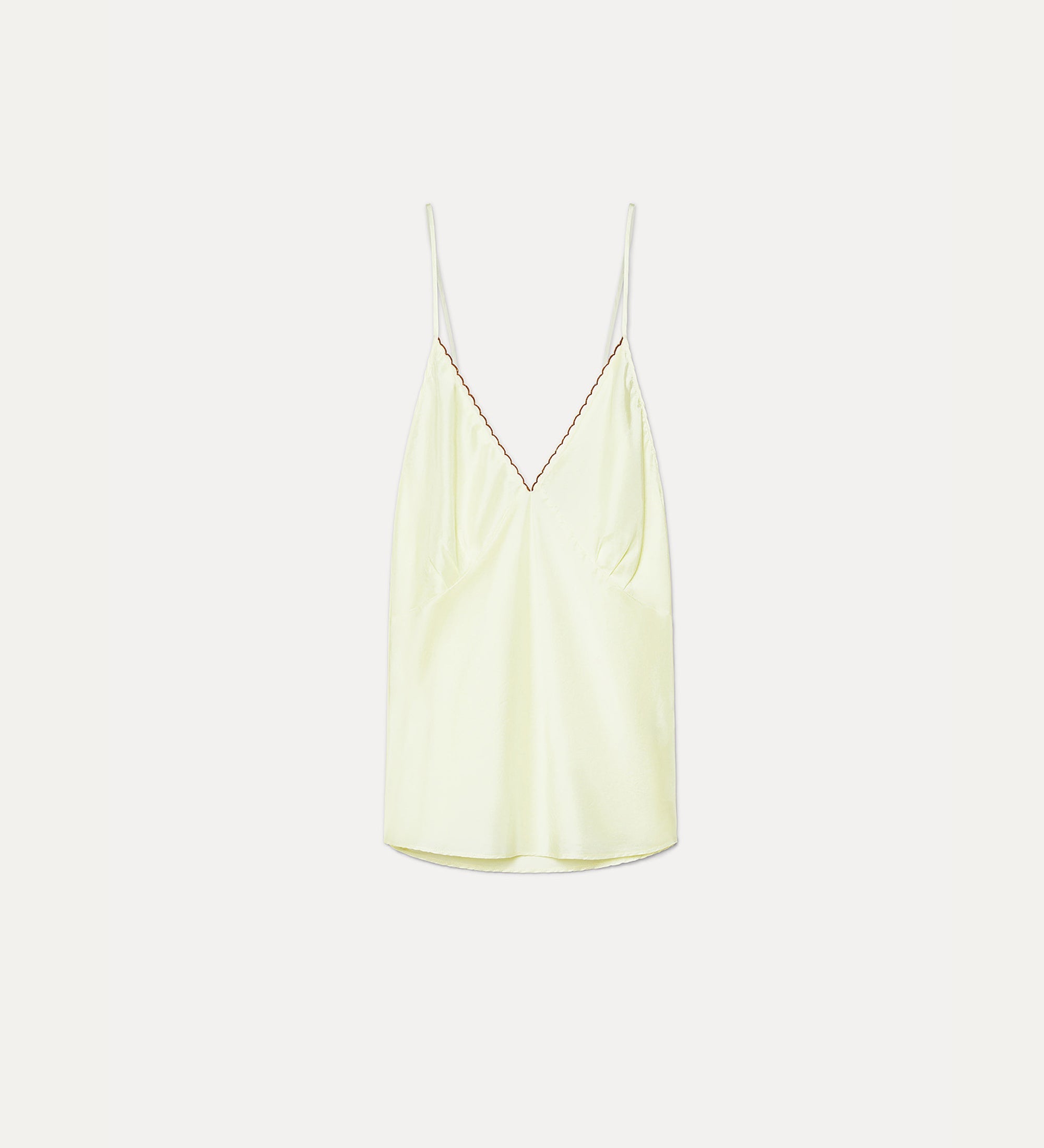 habotai silk top with embroidery light