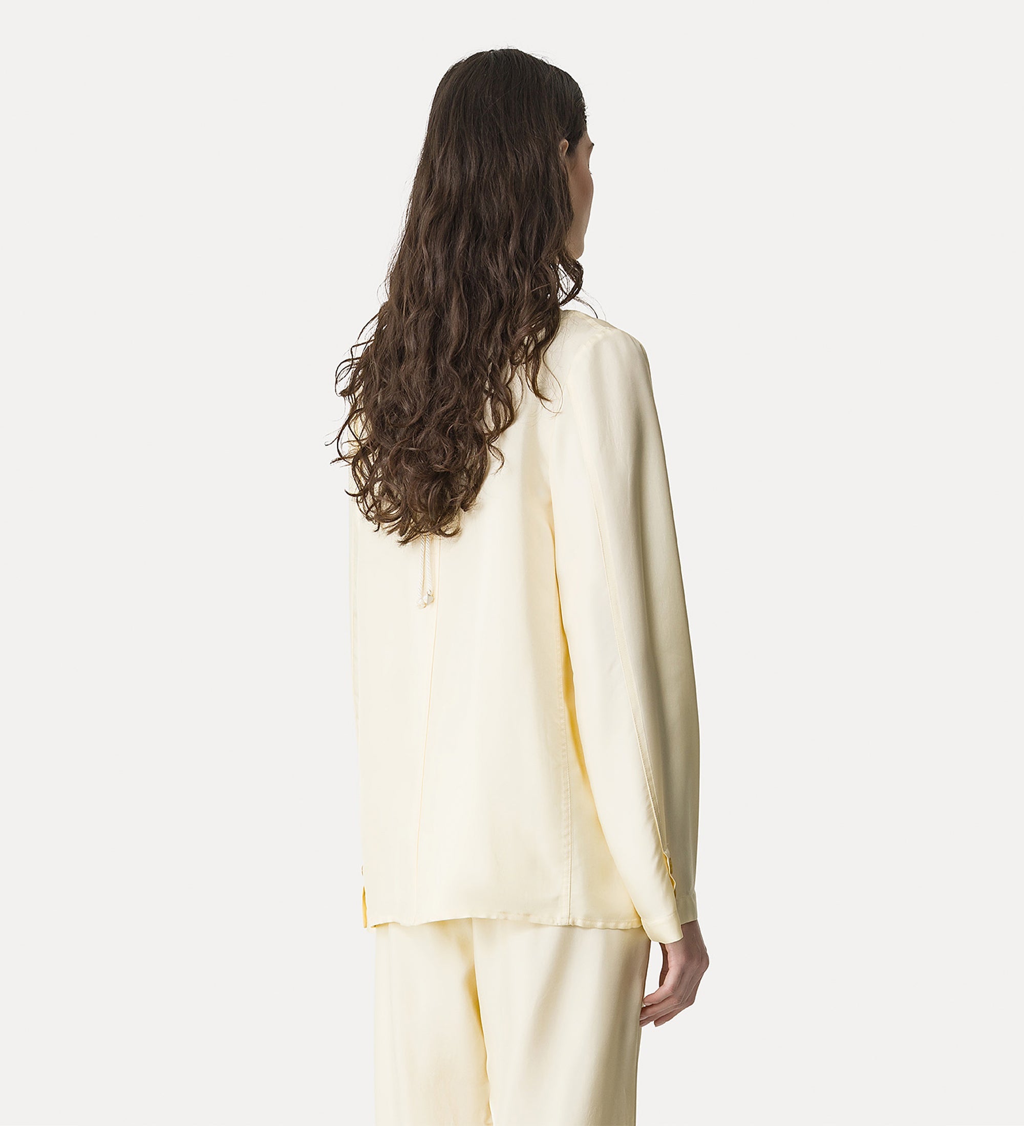 viscose twill jacket  butter