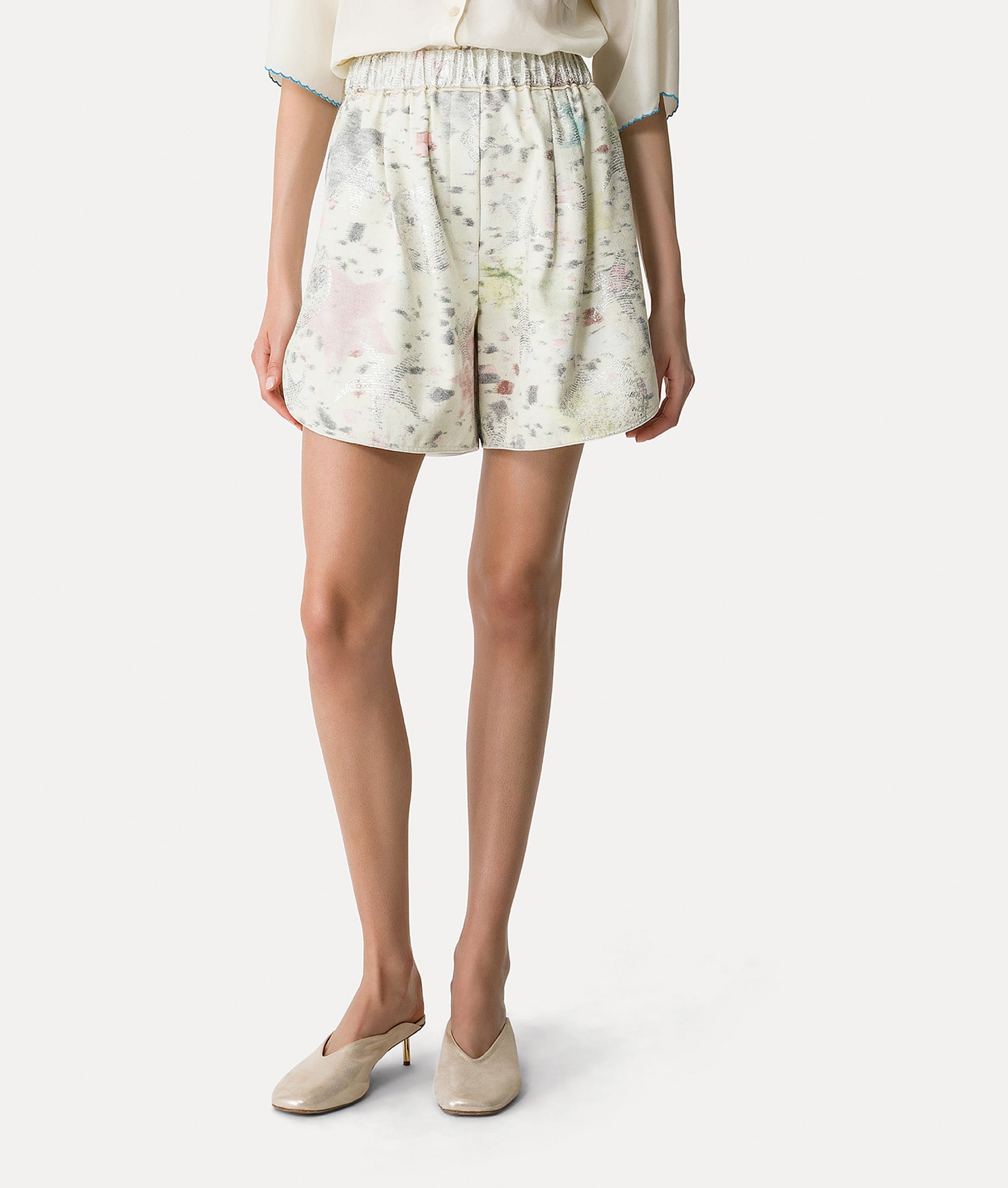 shorts jacquard chine' "les folies" lucente