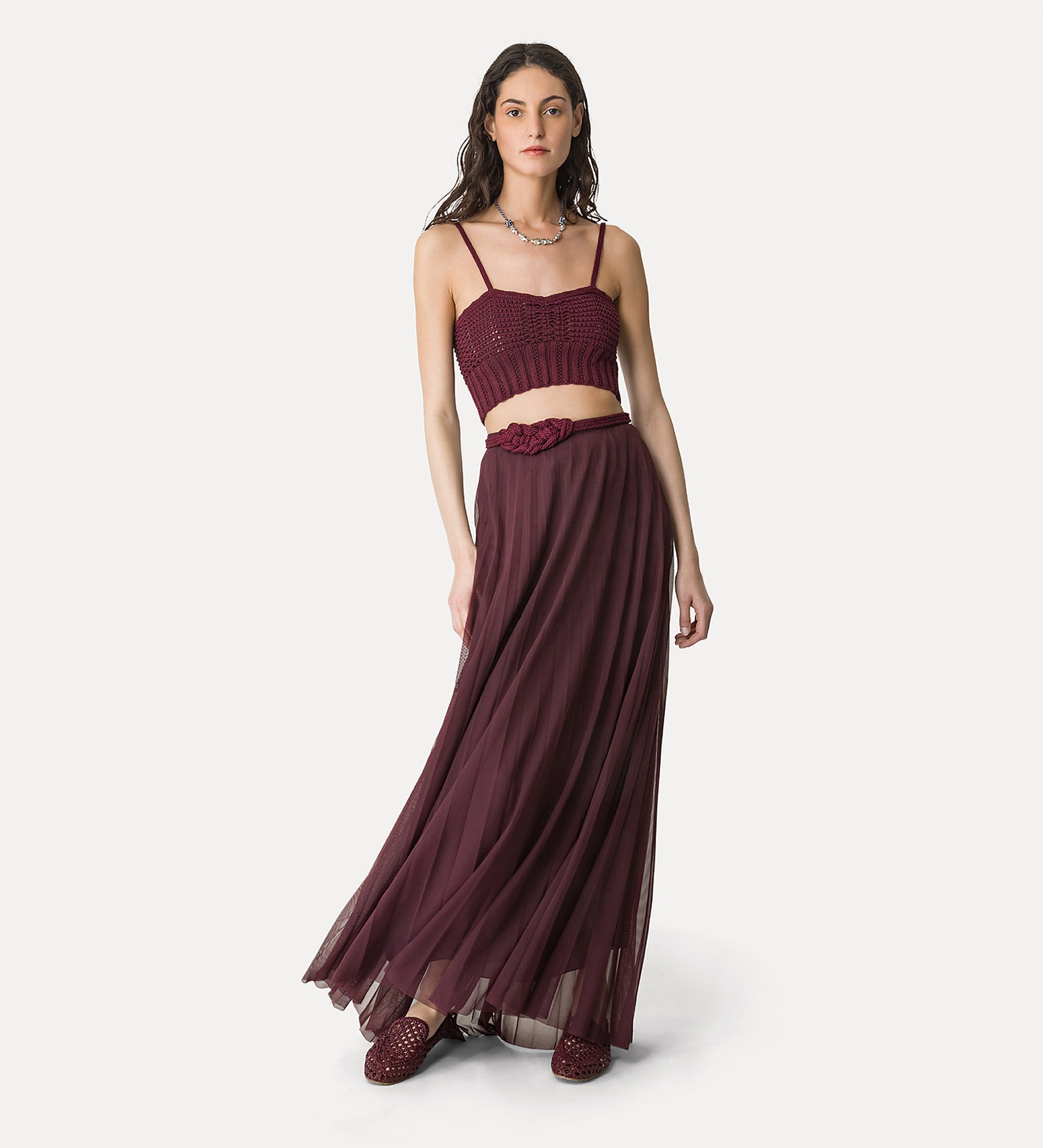 cotton vest top ruby