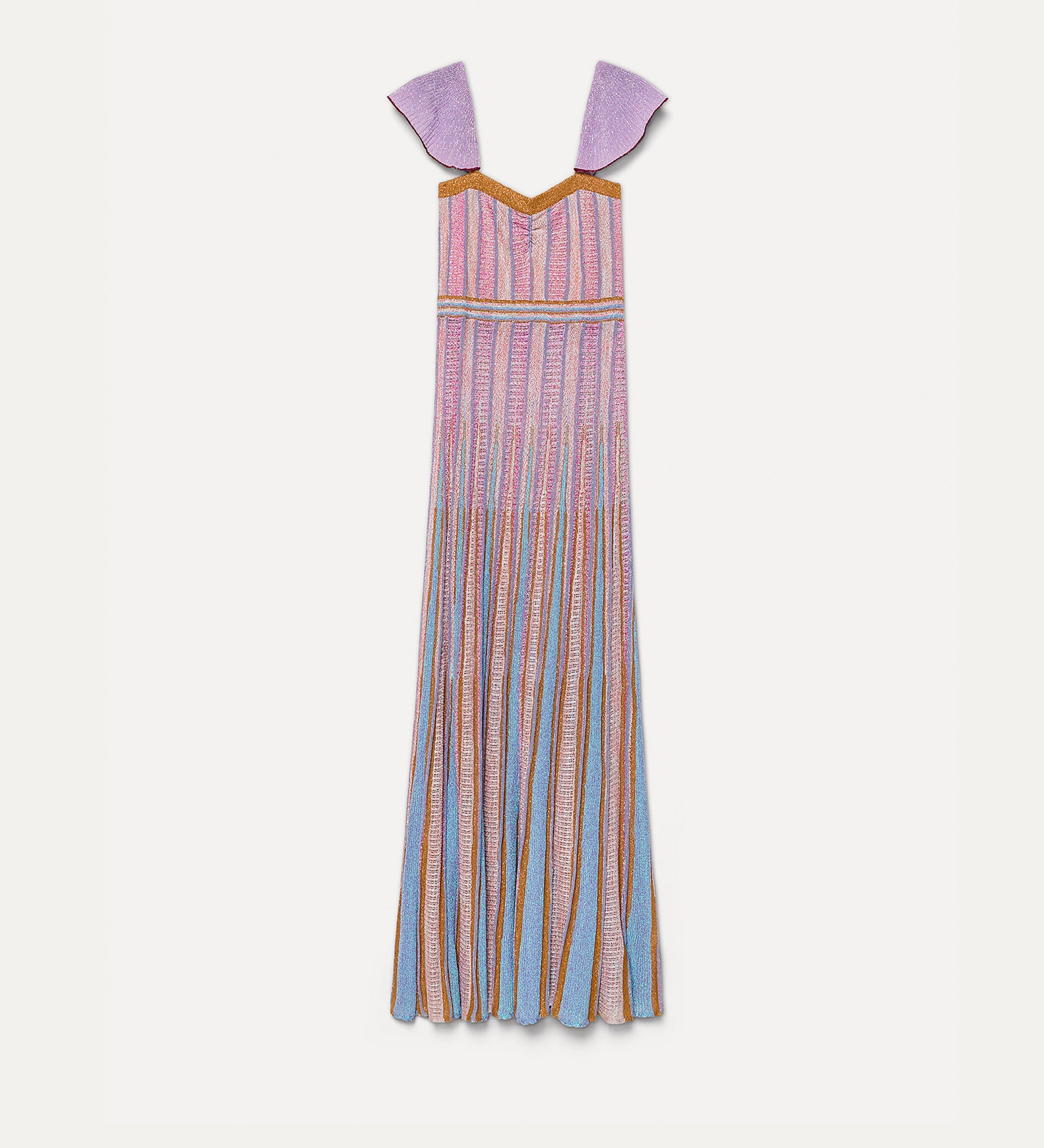 “les folies” / bronze chic inlay dress bronze