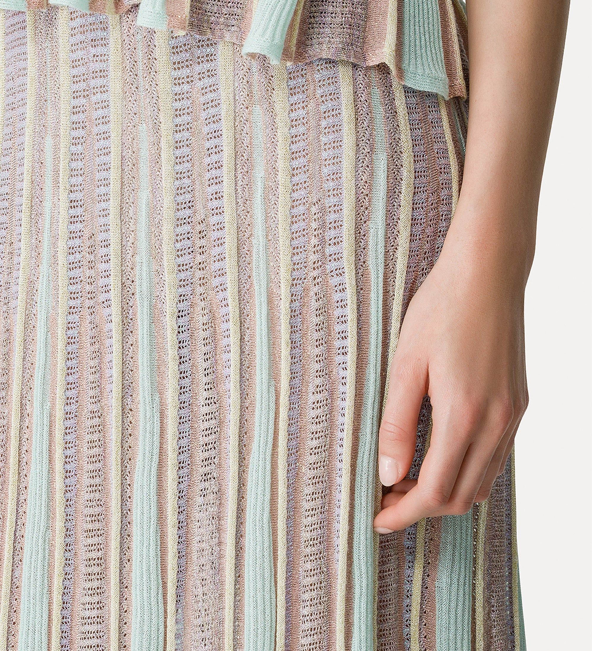 long “les folies” jacquard tulip skirt lucente