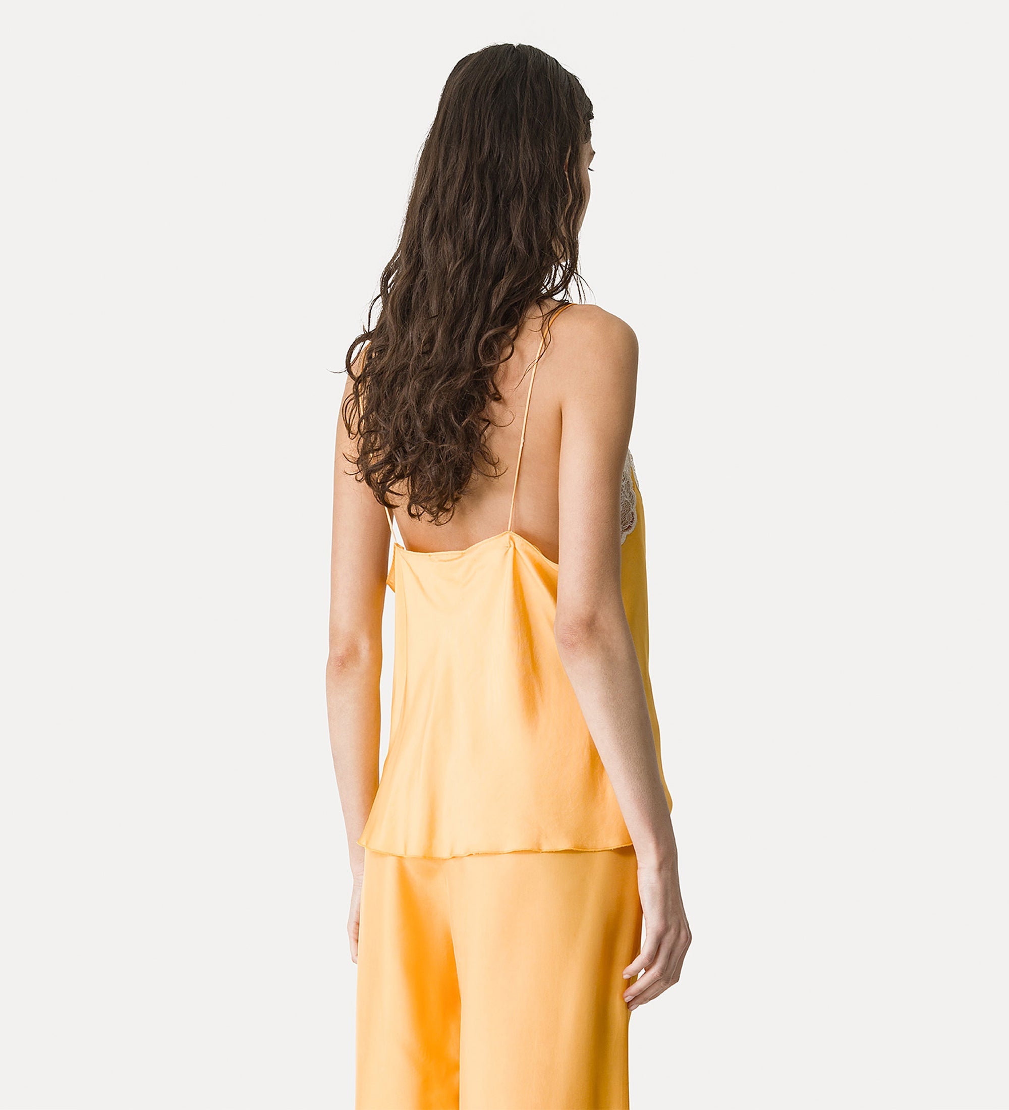 chic lingerie top mandarine