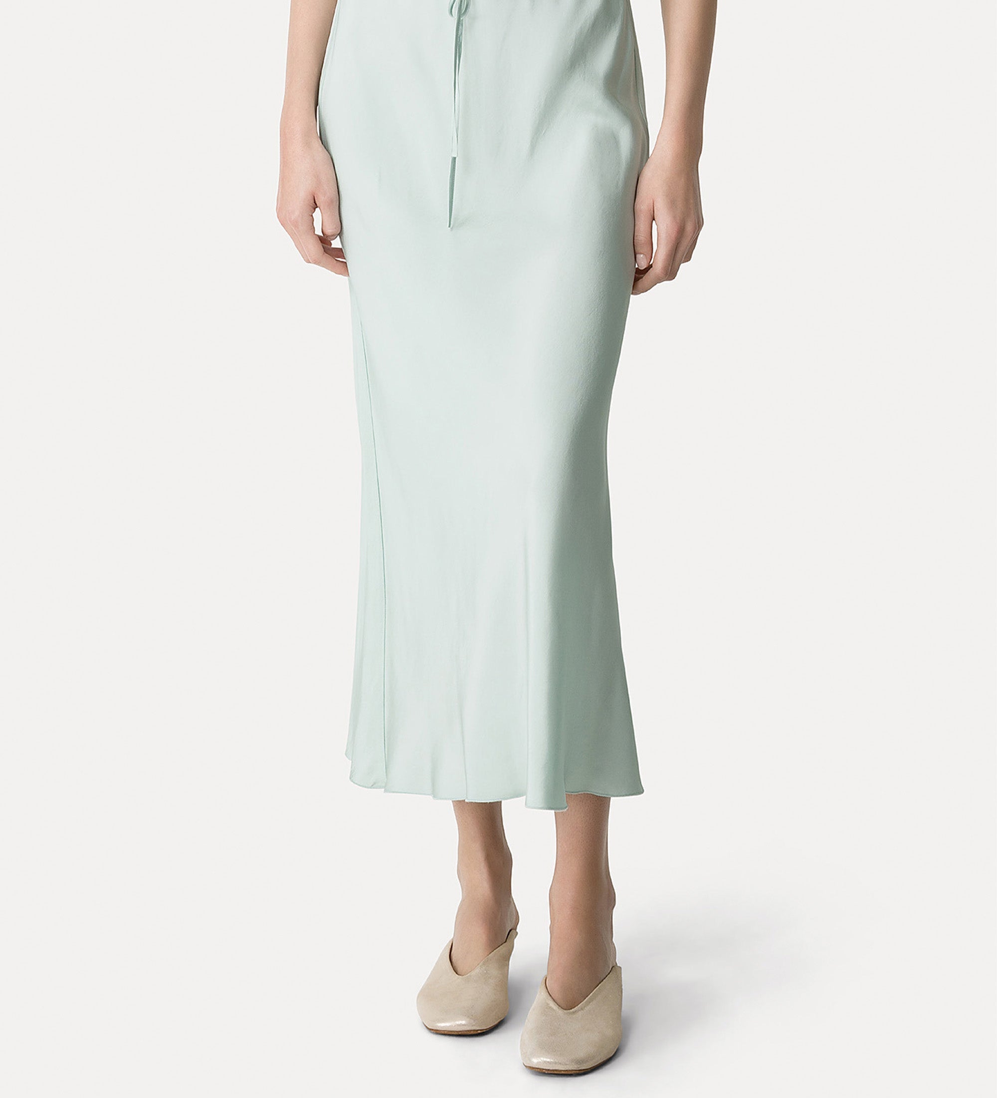 gonna midi twill viscosa chic plume