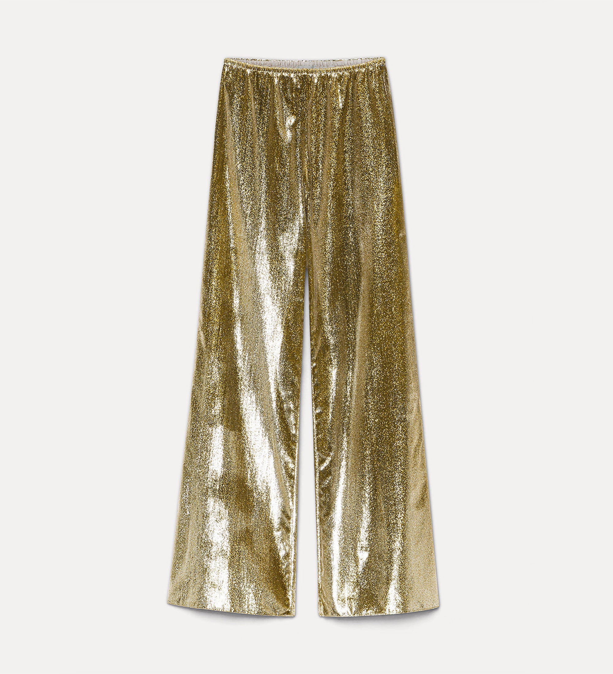 pantalone velluto lurex Gold