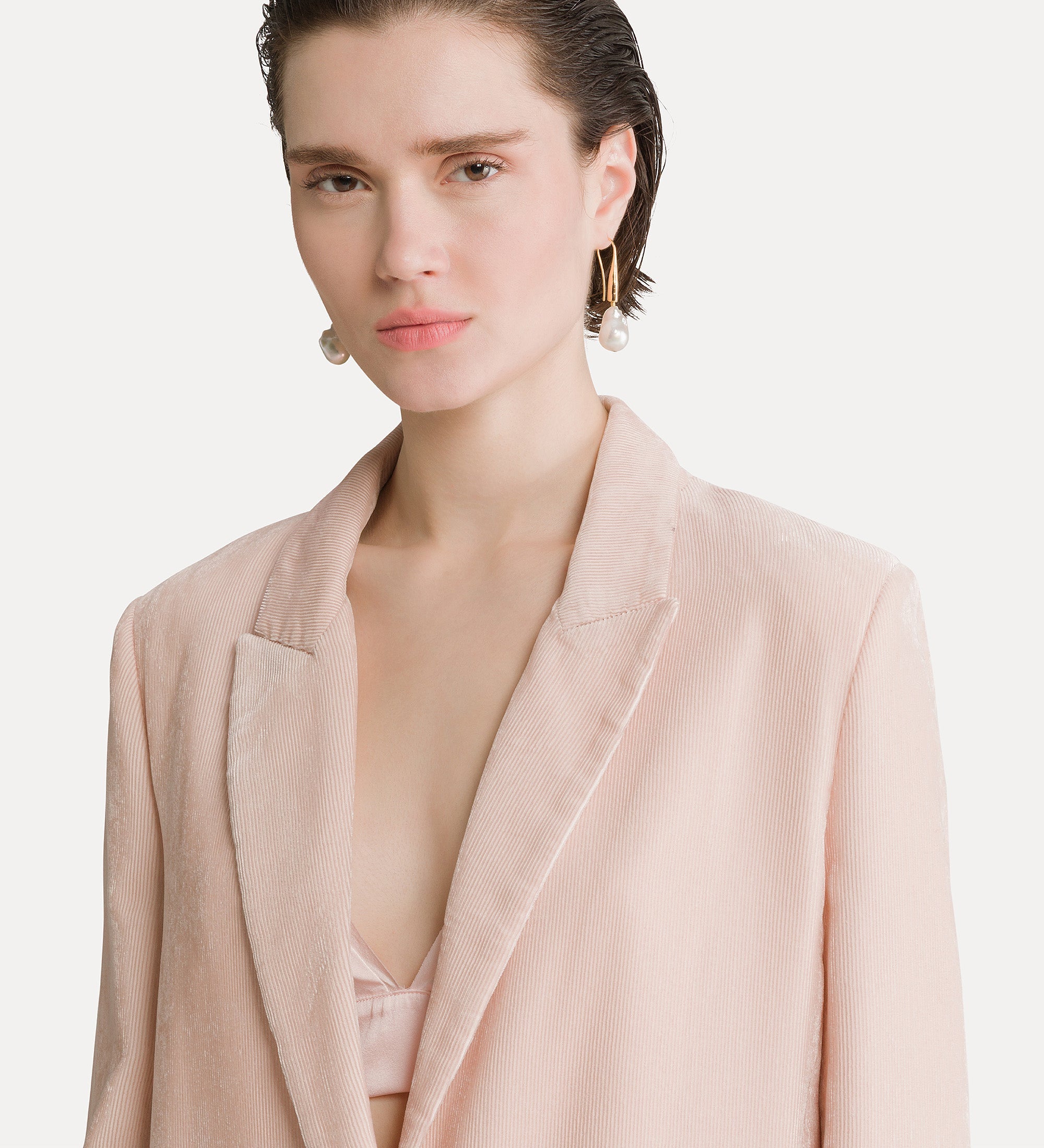 blazer velluto fluido chic duemilarighe loto