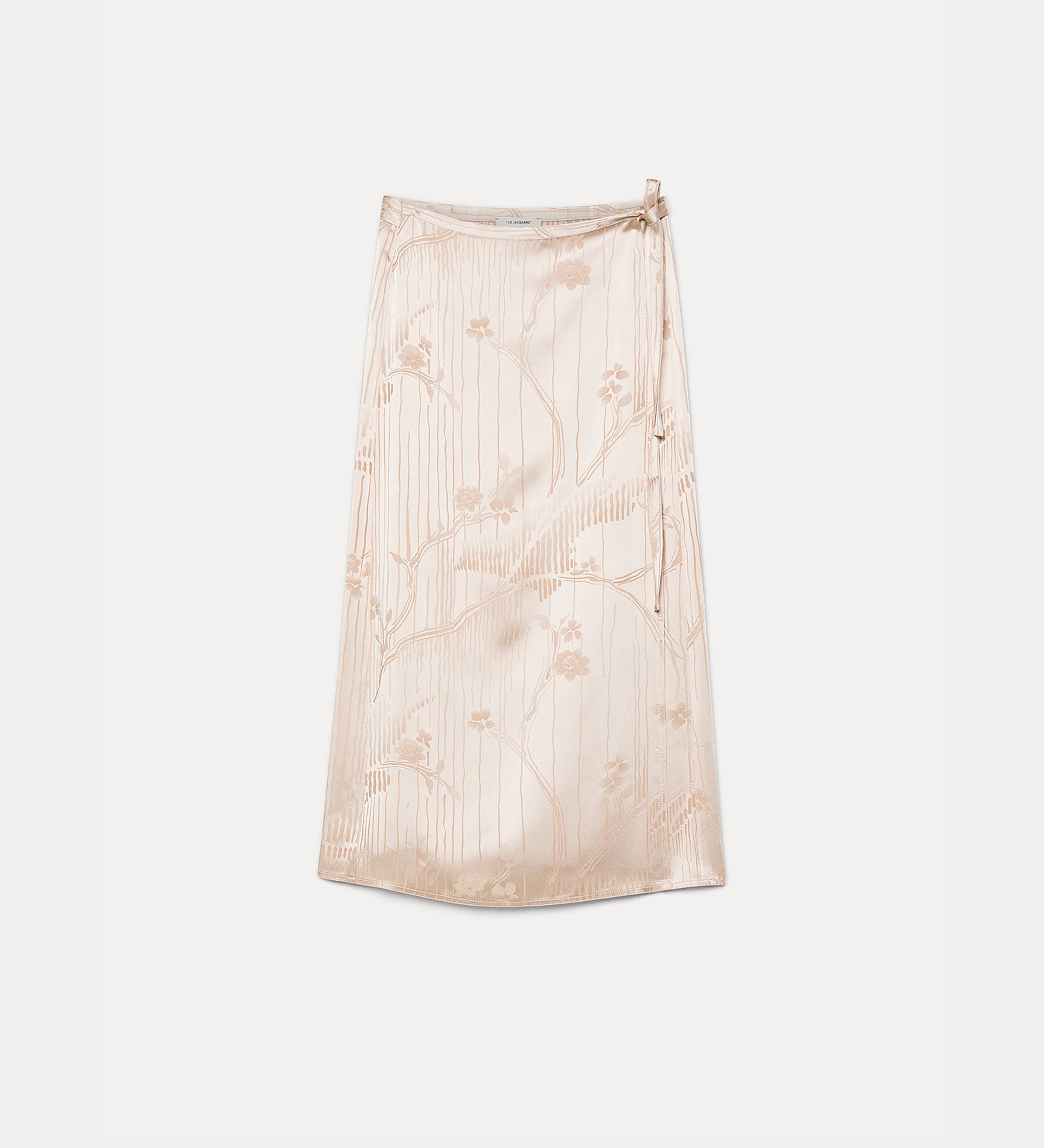 “the lotus” jacquard sarong skirt loto