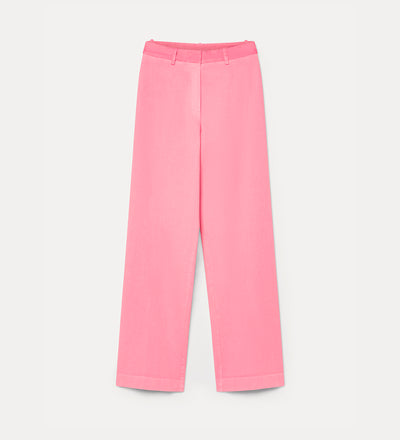 pantalon chino avec ceinture en satin blossom