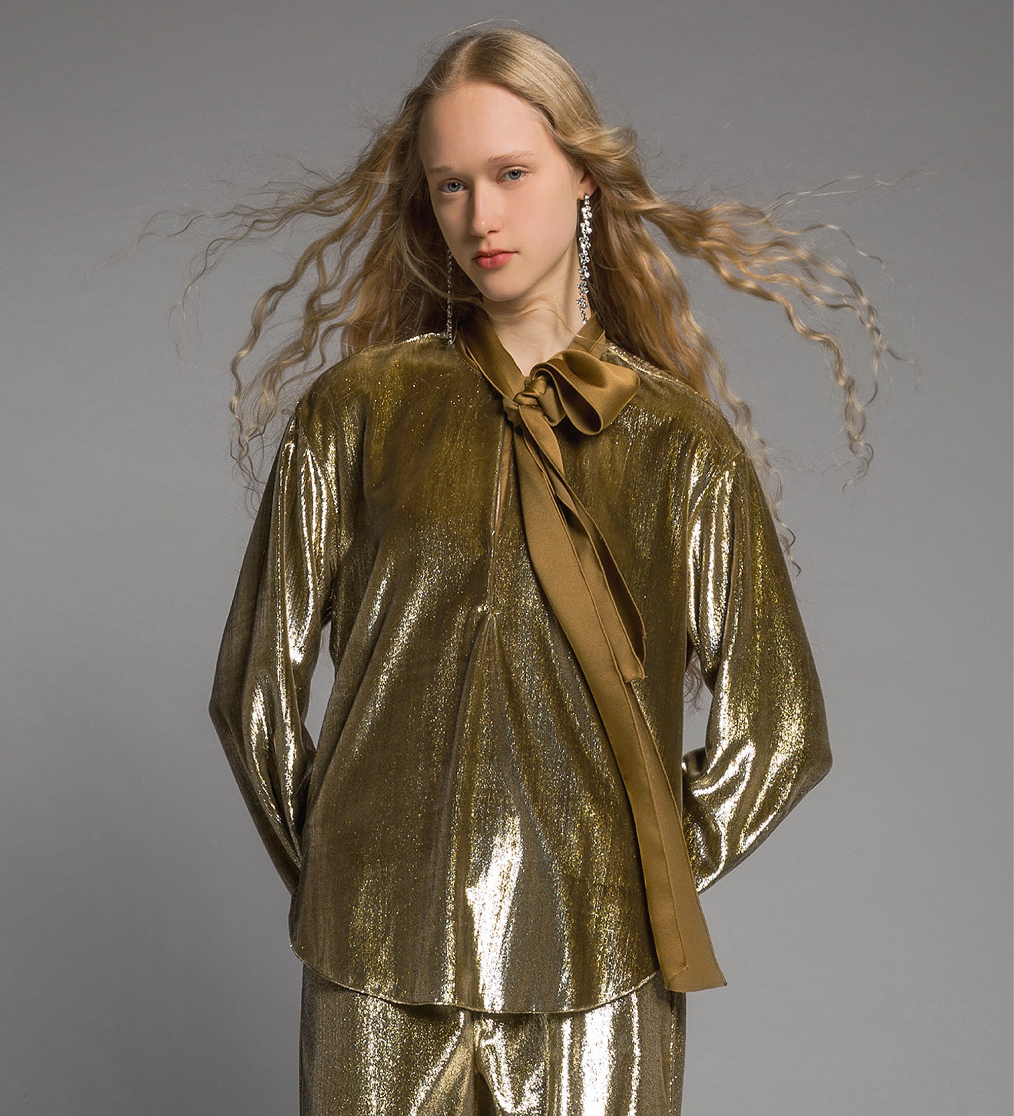 camicia con fusciacca Gold