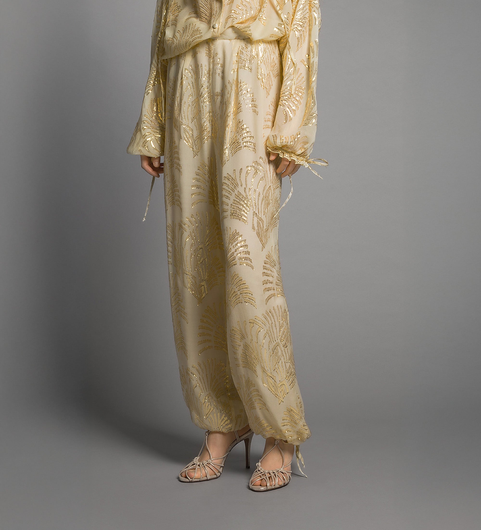 pantalone fil coupè Avorio