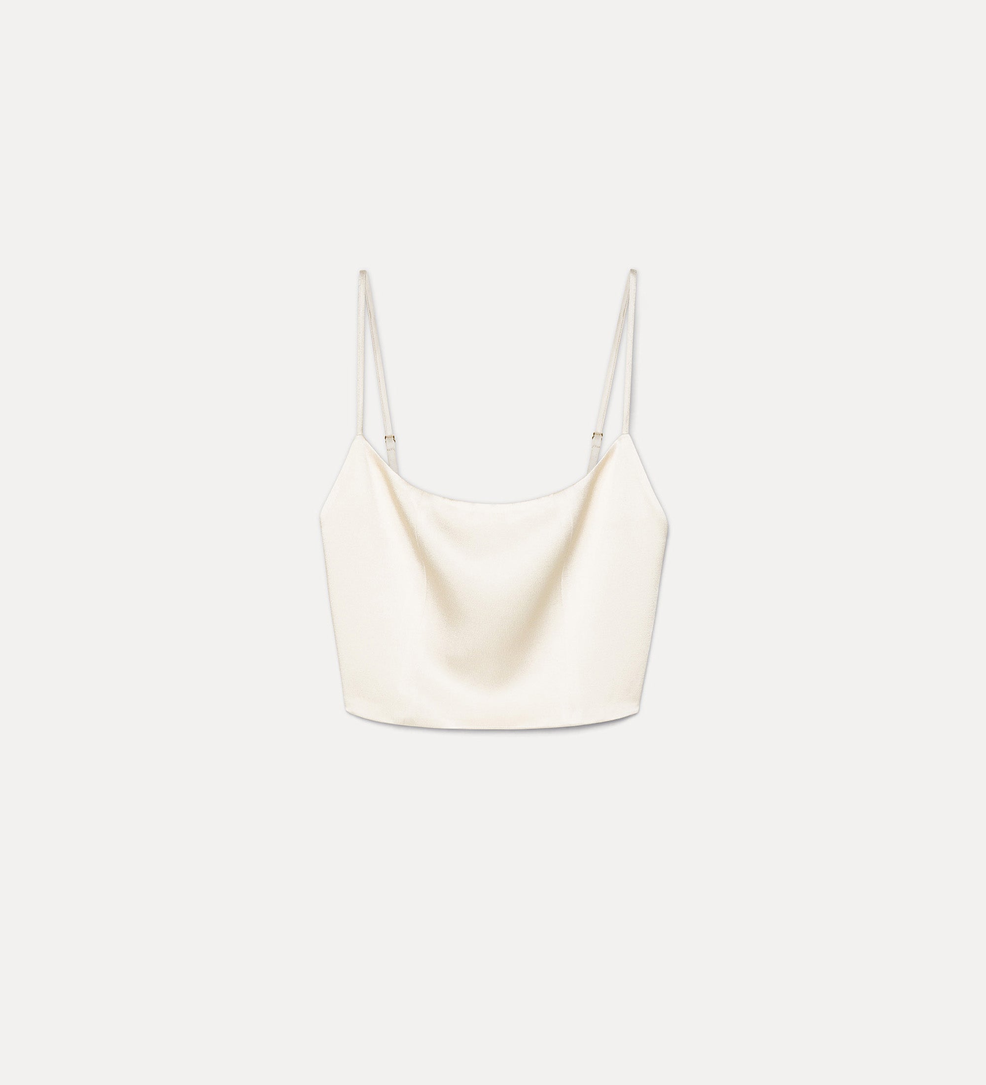 bralette chic raso avorio
