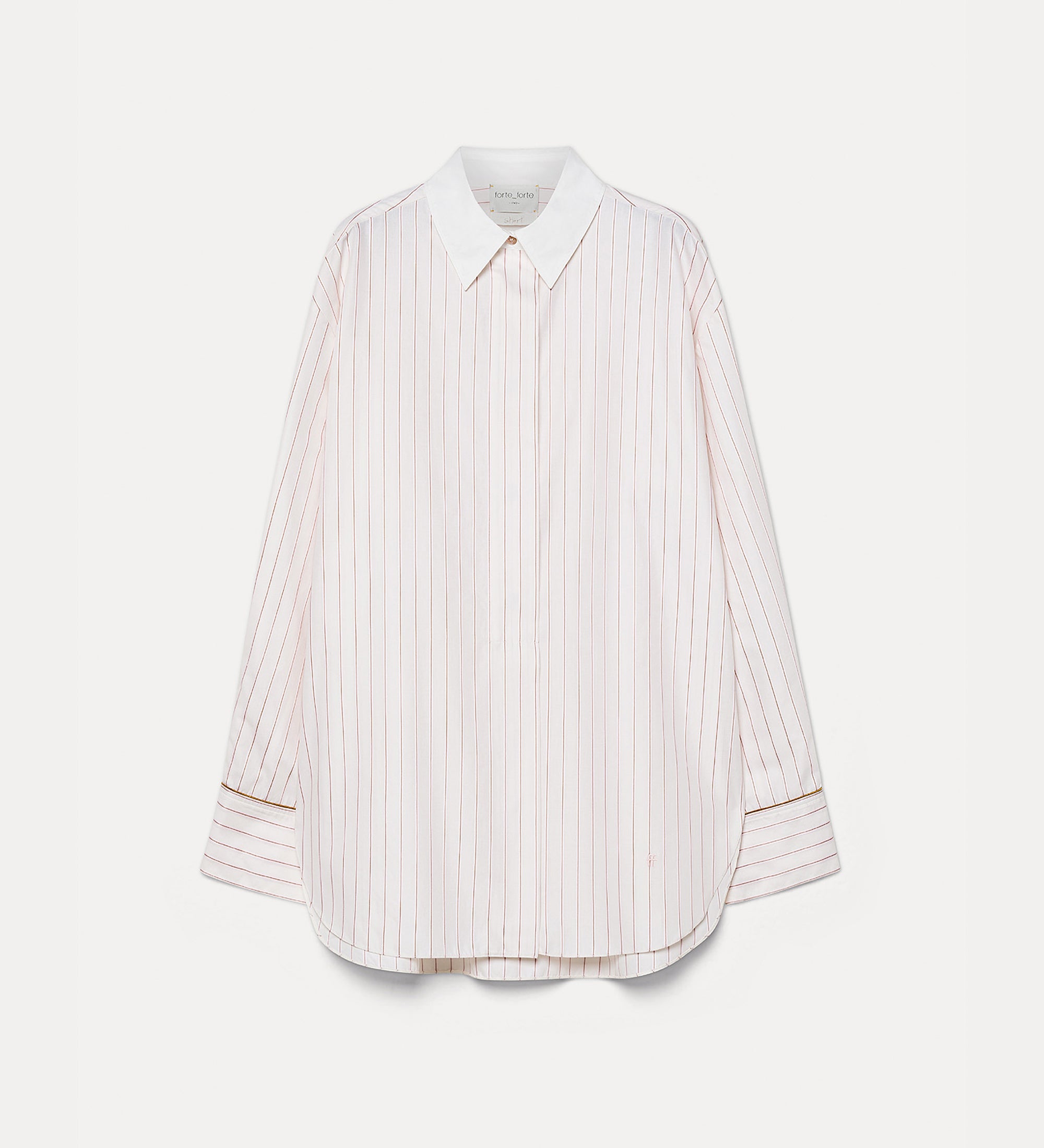 camicia over maschile popeline riga raso seta