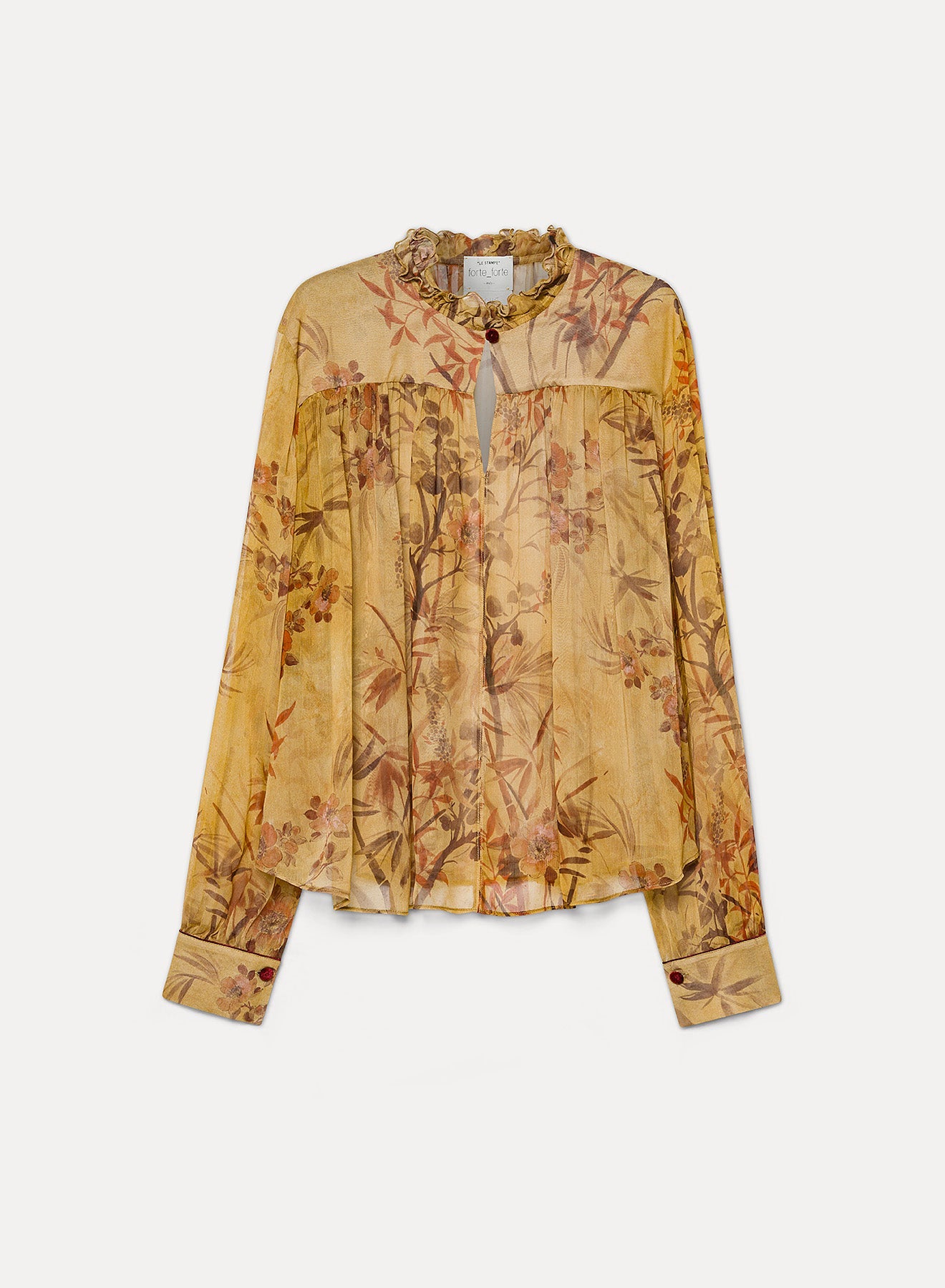 “le bambou secret” crepon bohemian shirt heliodore