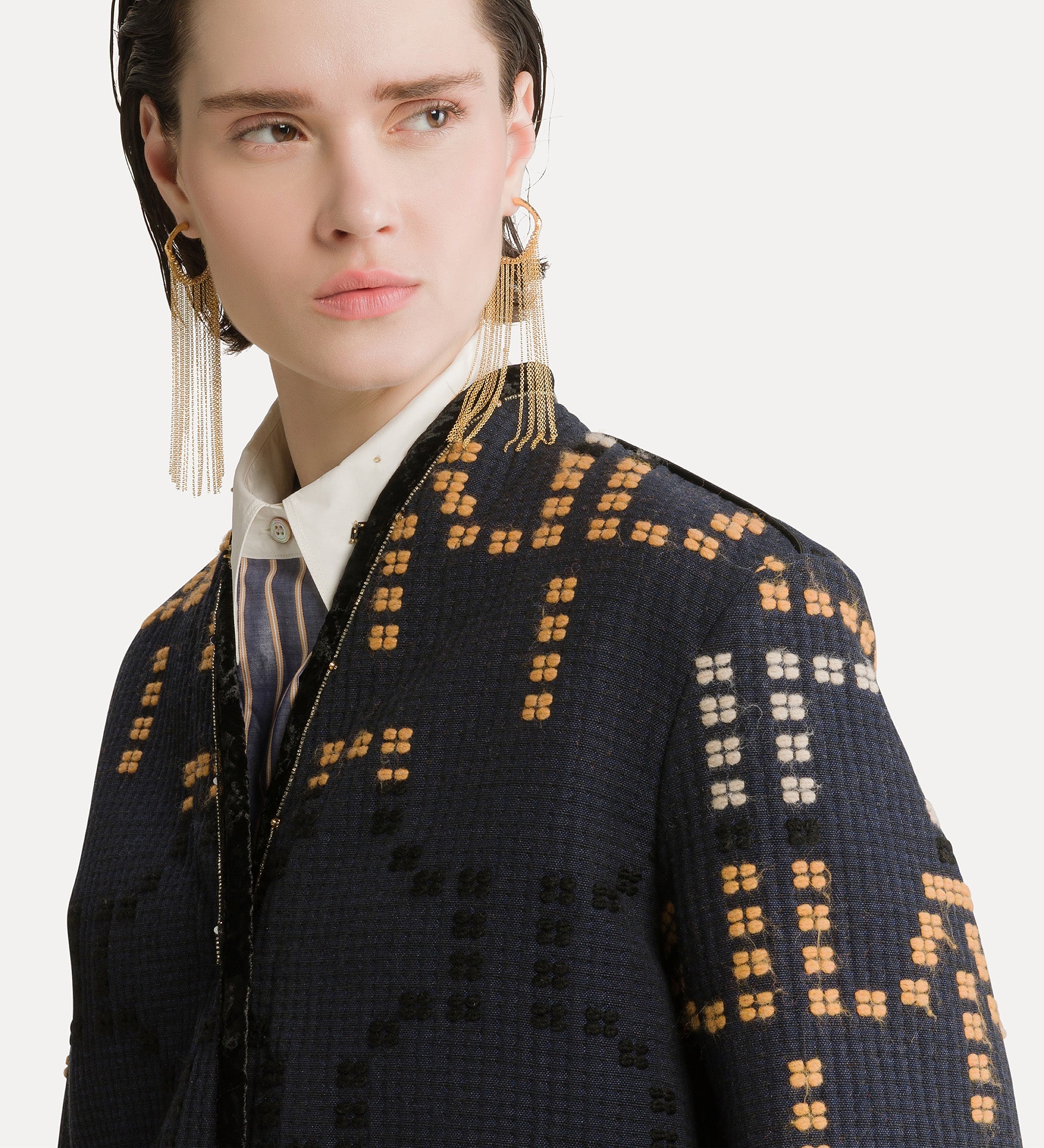 blouson jaquard "samarcanda notte