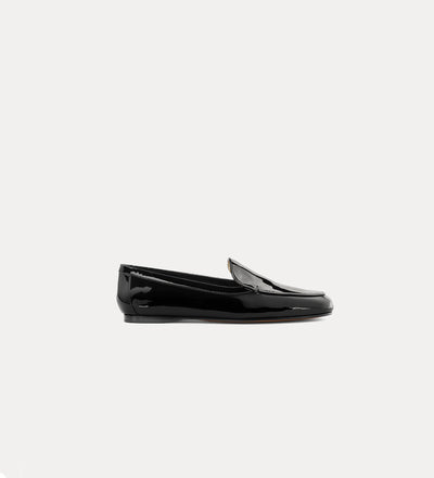 patent leather loafers nero