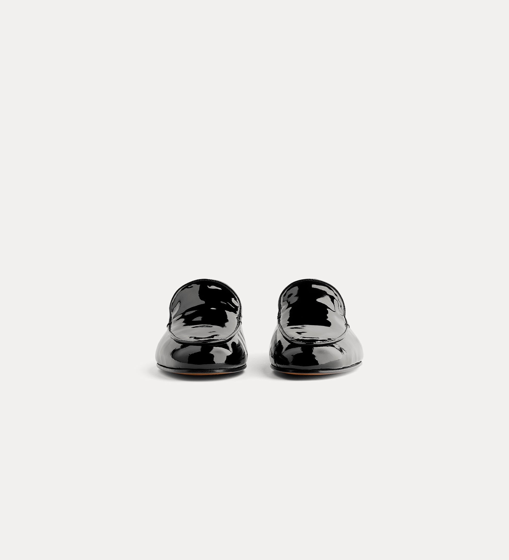 patent leather loafers nero