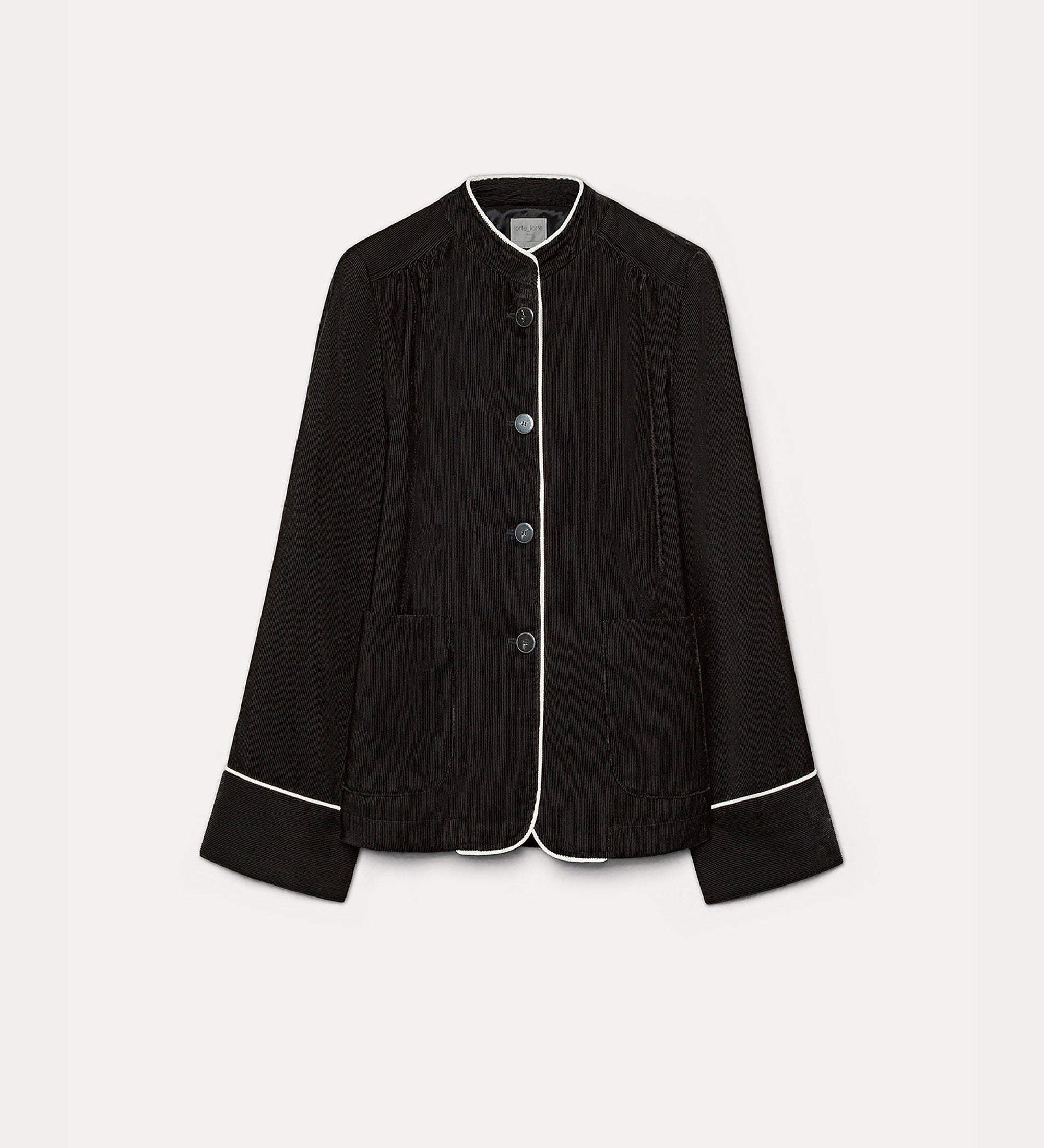 veste en velours milleraies nero