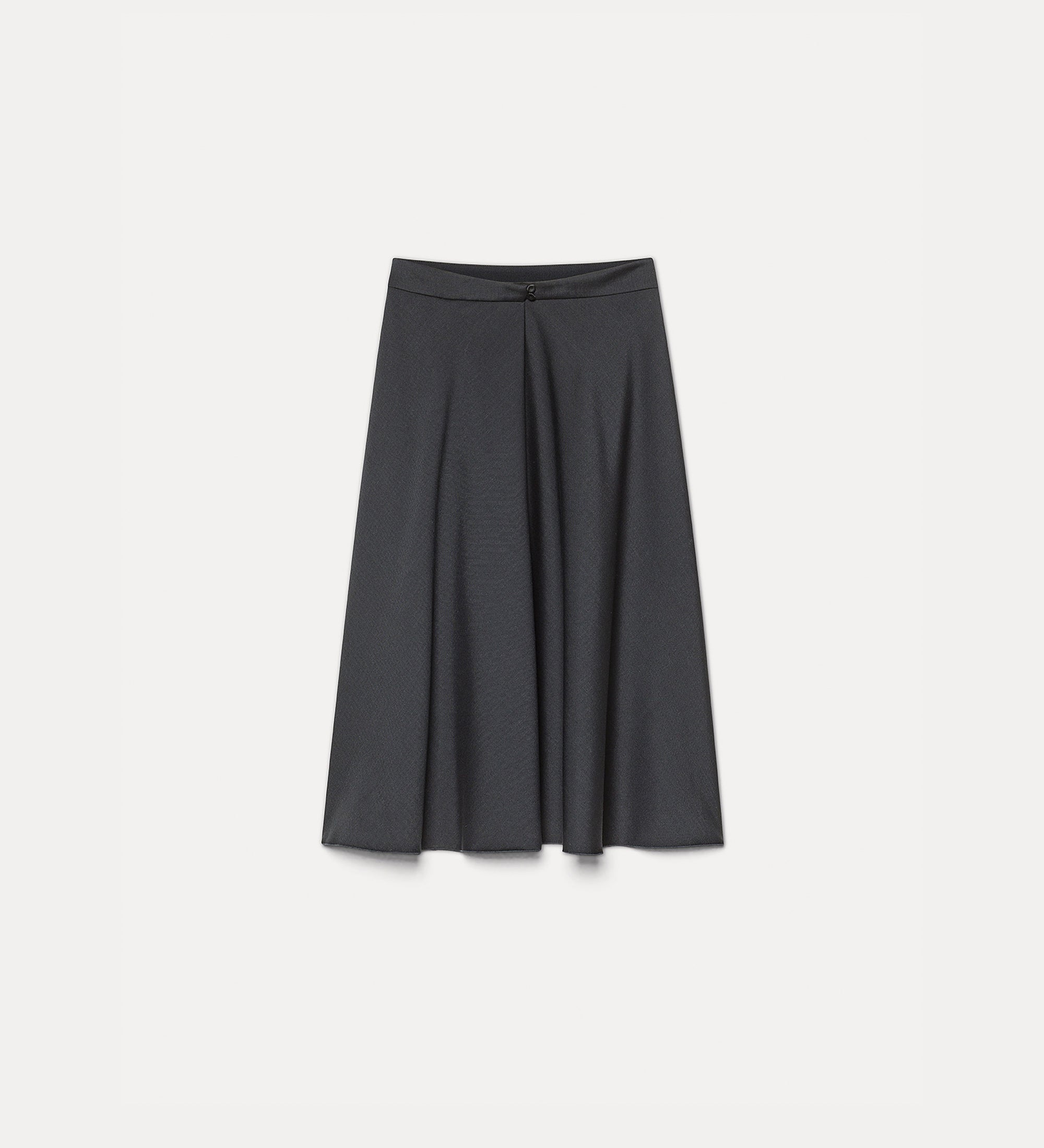 grain de poudre flared skirt nero