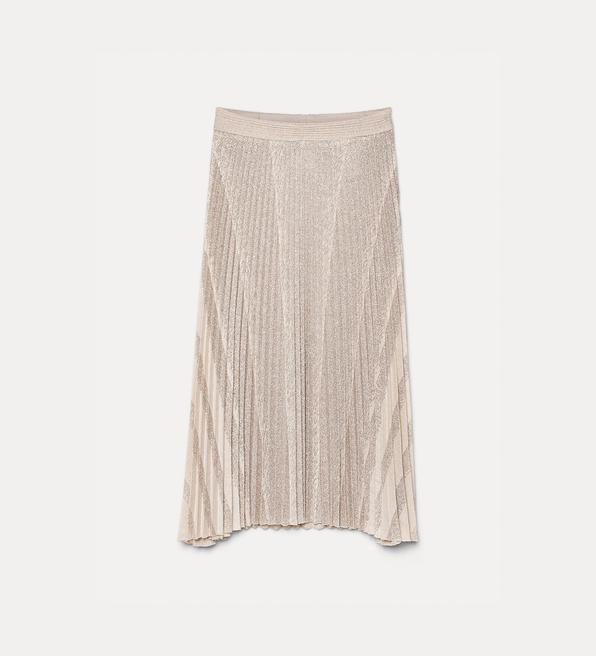 rising sun sunray plissé skirt loto