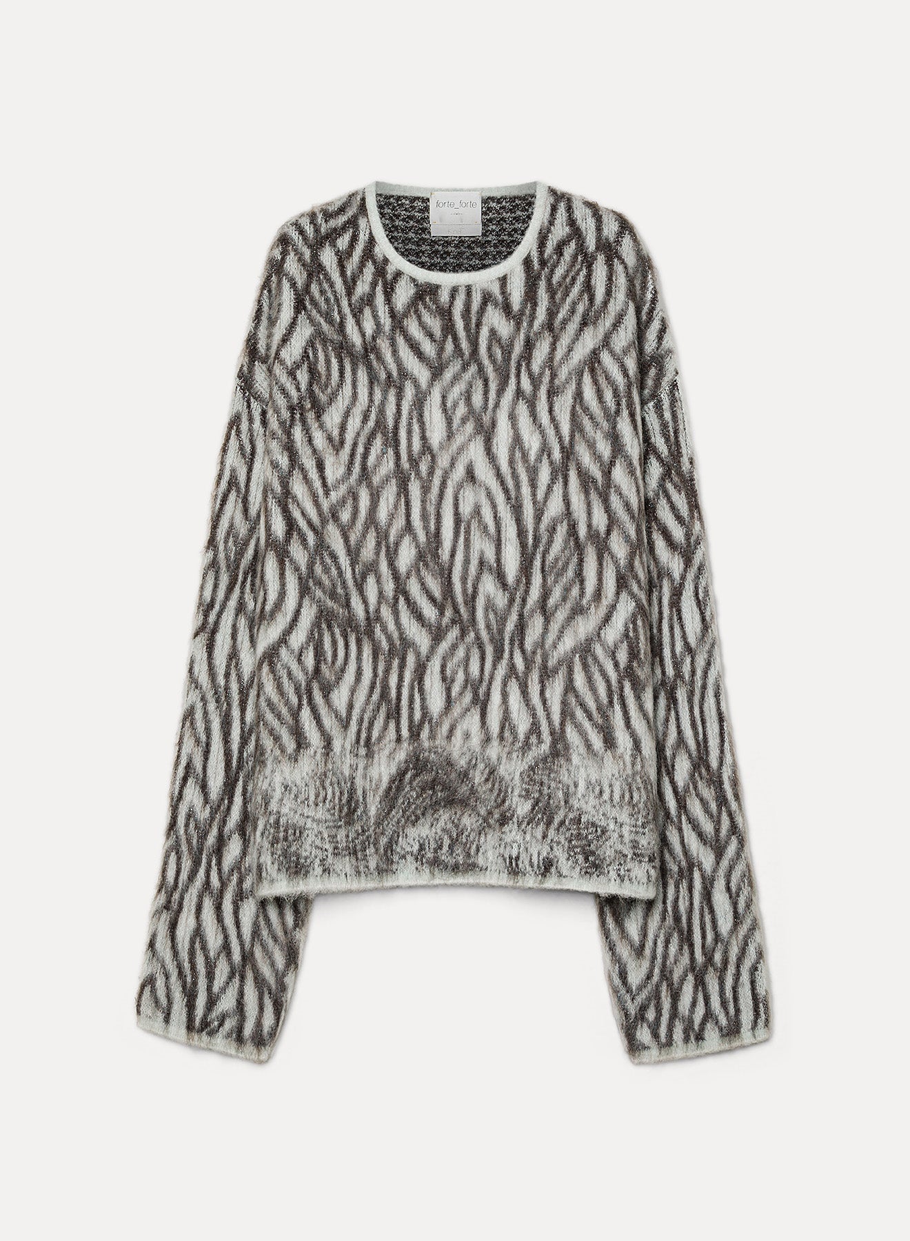 “plumes de heron” jacquard jumper jade