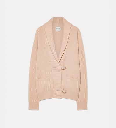 wool and cashmere ribbed knit cardigan cashmere
