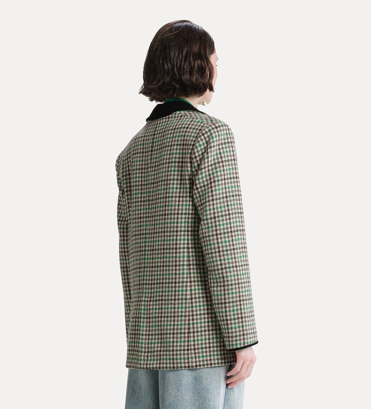giacca con motivo british check royal