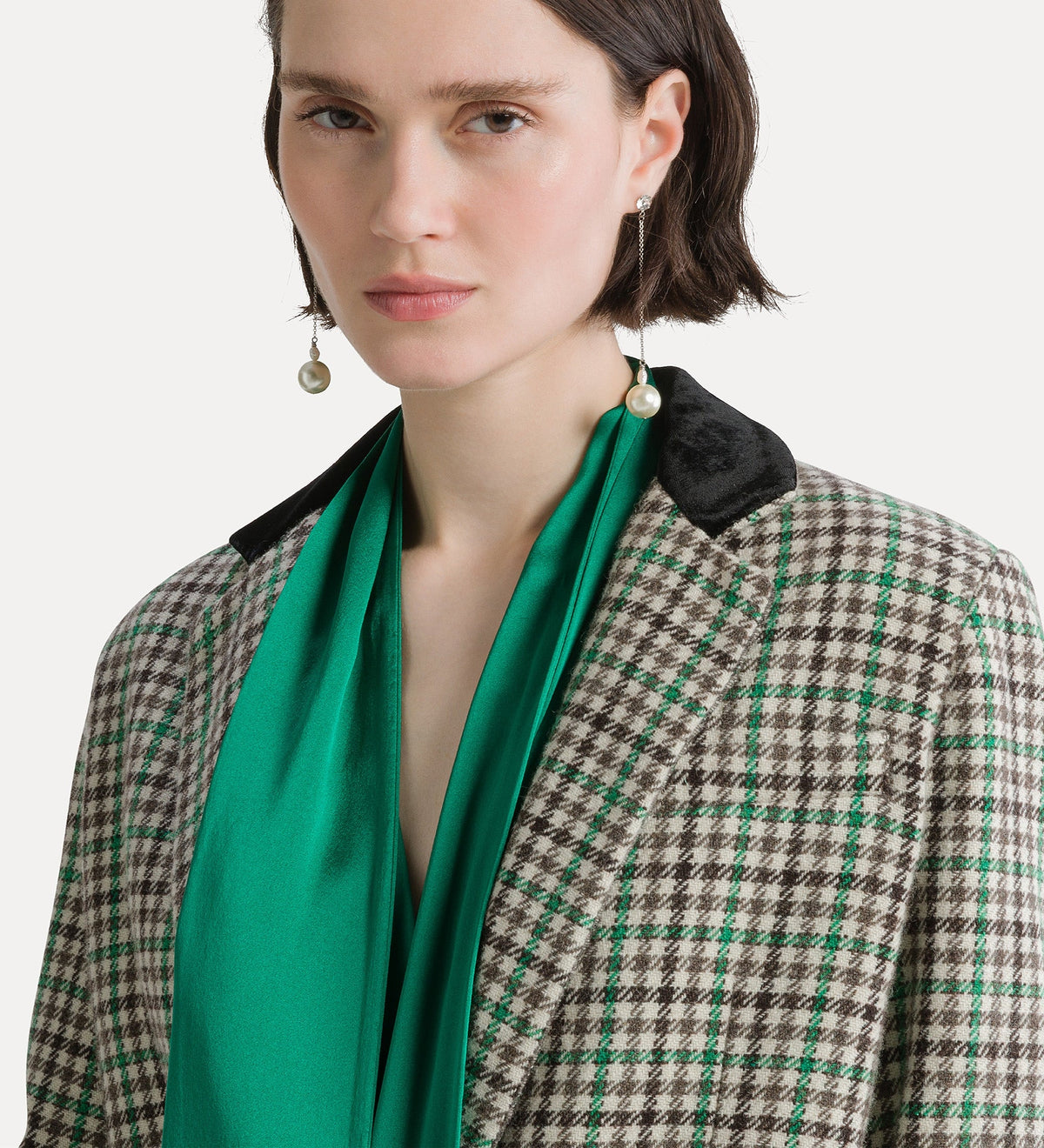 giacca con motivo british check royal