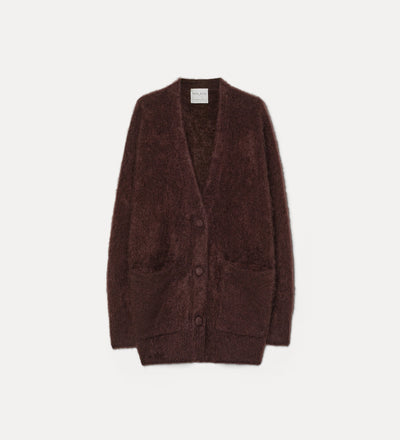 oversized cashmere cardigan fondant