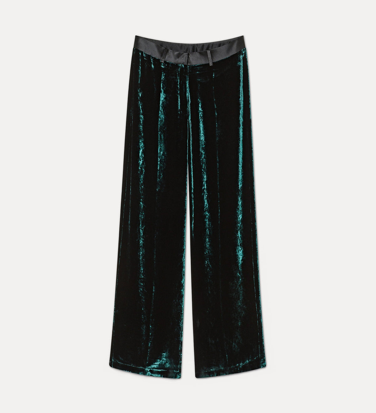 pantalon de smoking en velours moiré woods