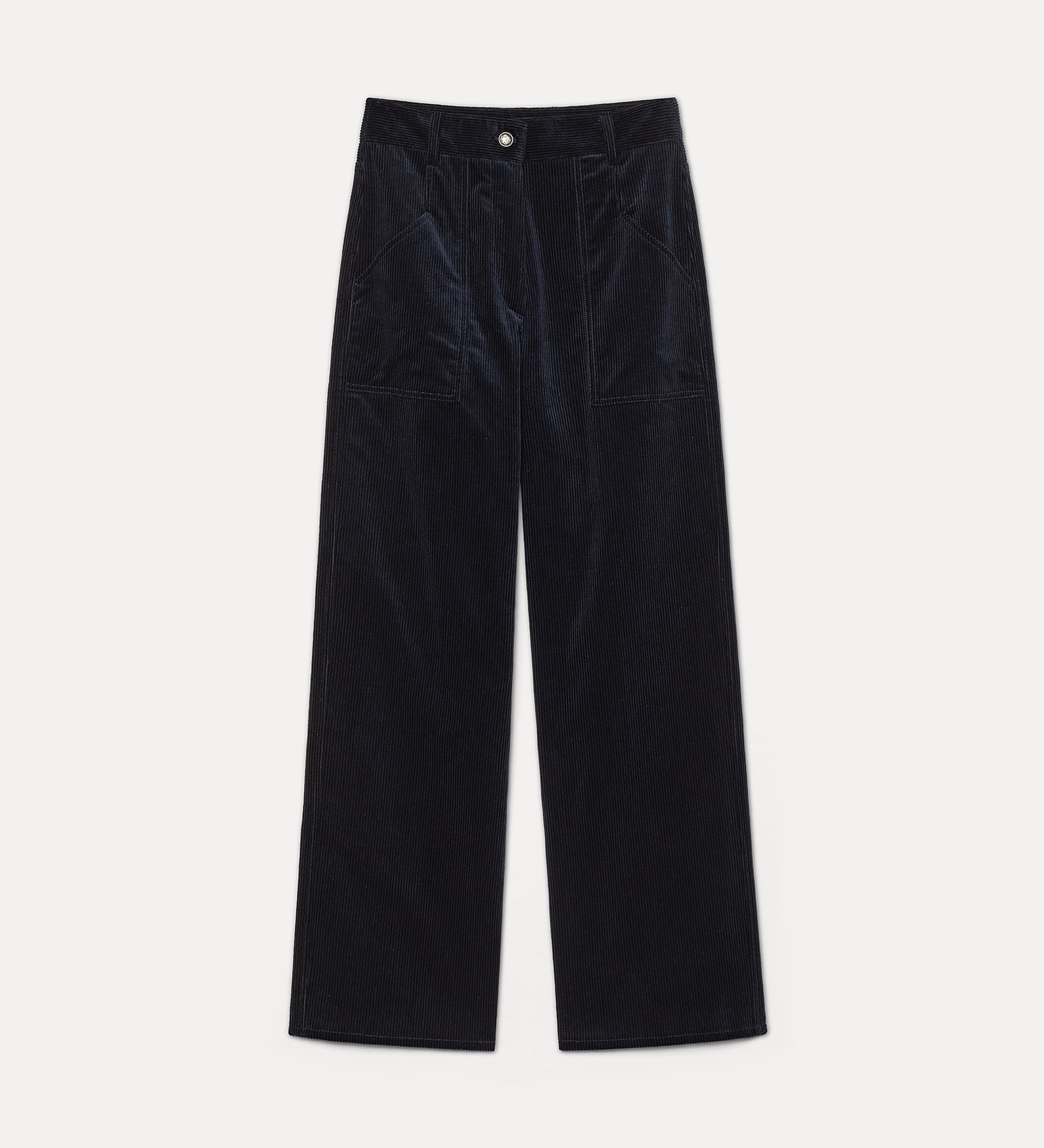pantalon cargo en velours côtelé night