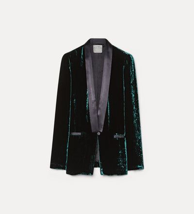 moiré velvet tuxedo jacket woods