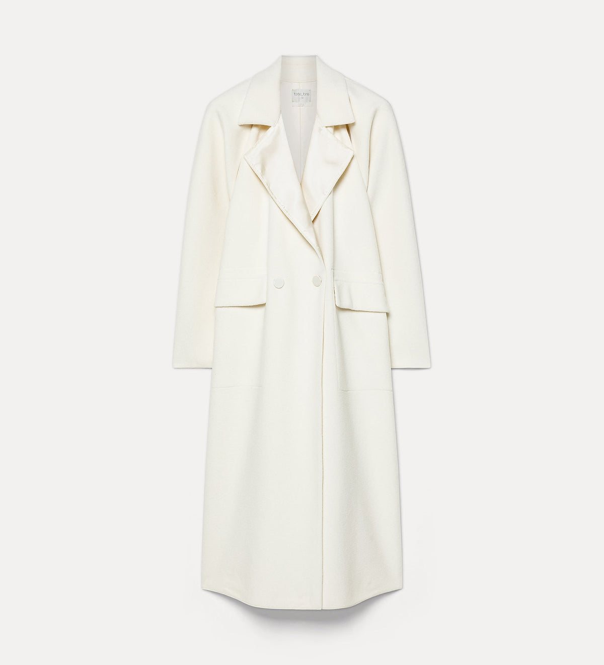 cappotto lungo doppiopetto stile cappa diamond