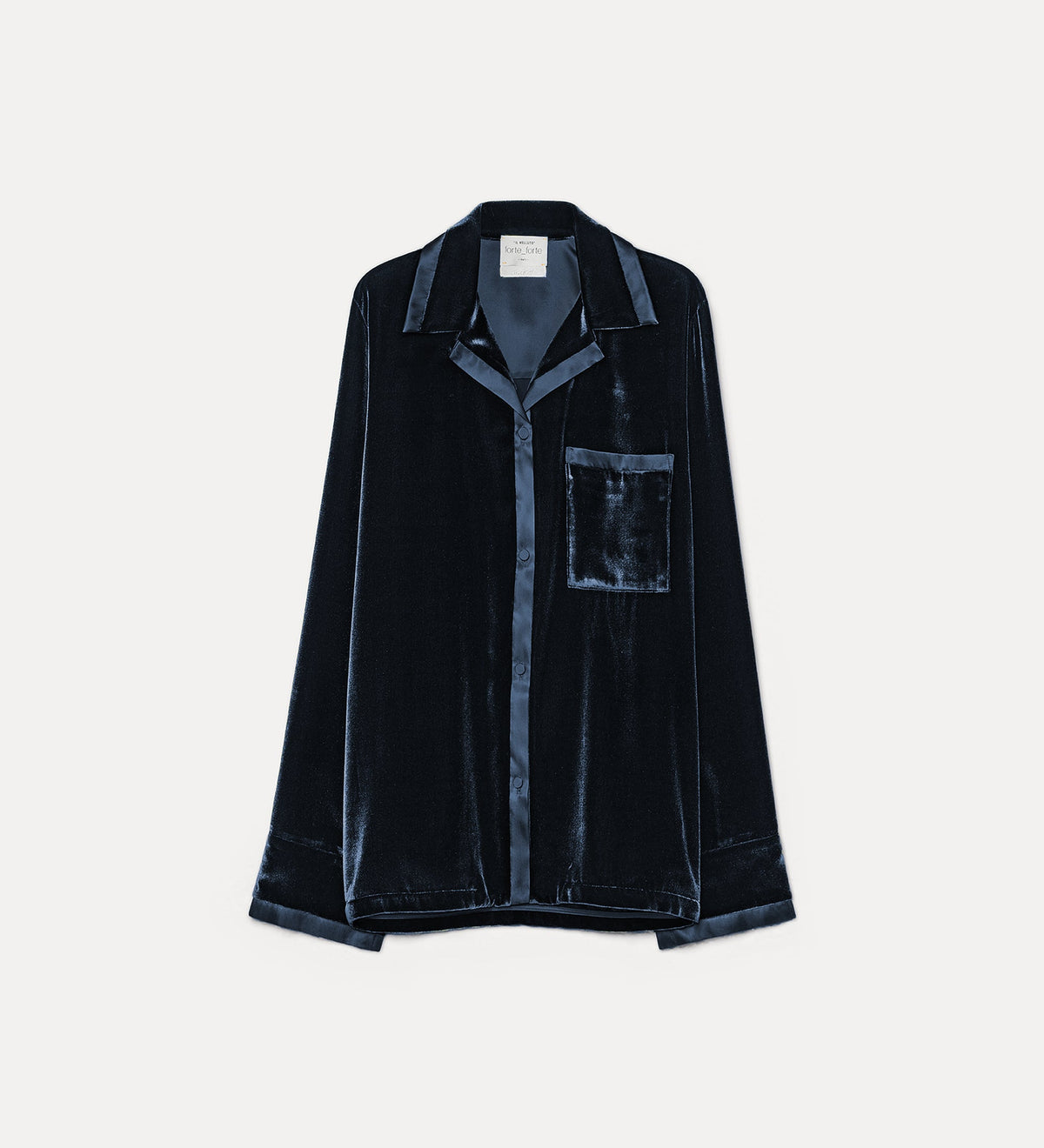 chemise pyjama en velours de soie et viscose night