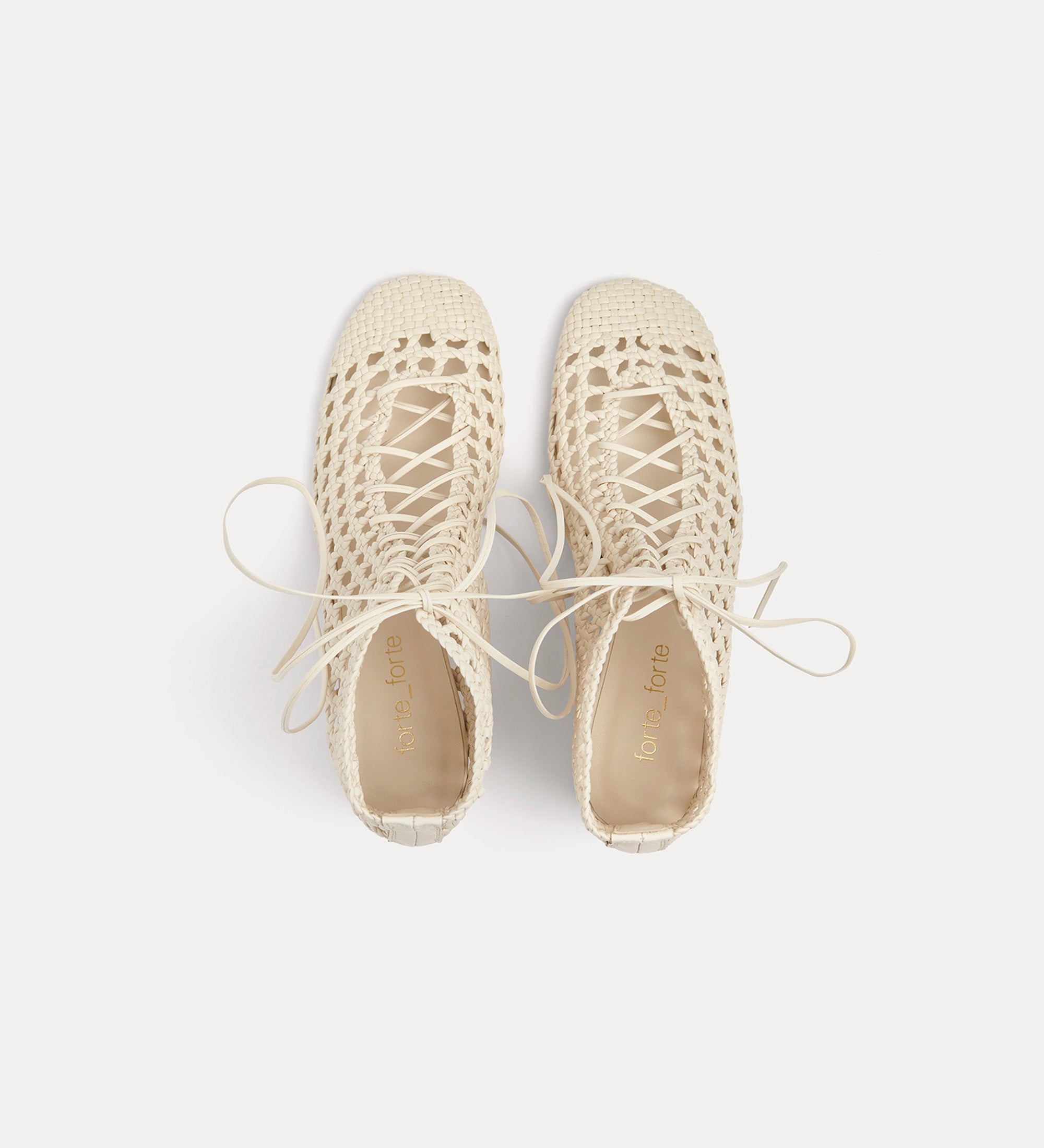 "my penelope"stivaletto chic intrecciato a mano Ivory